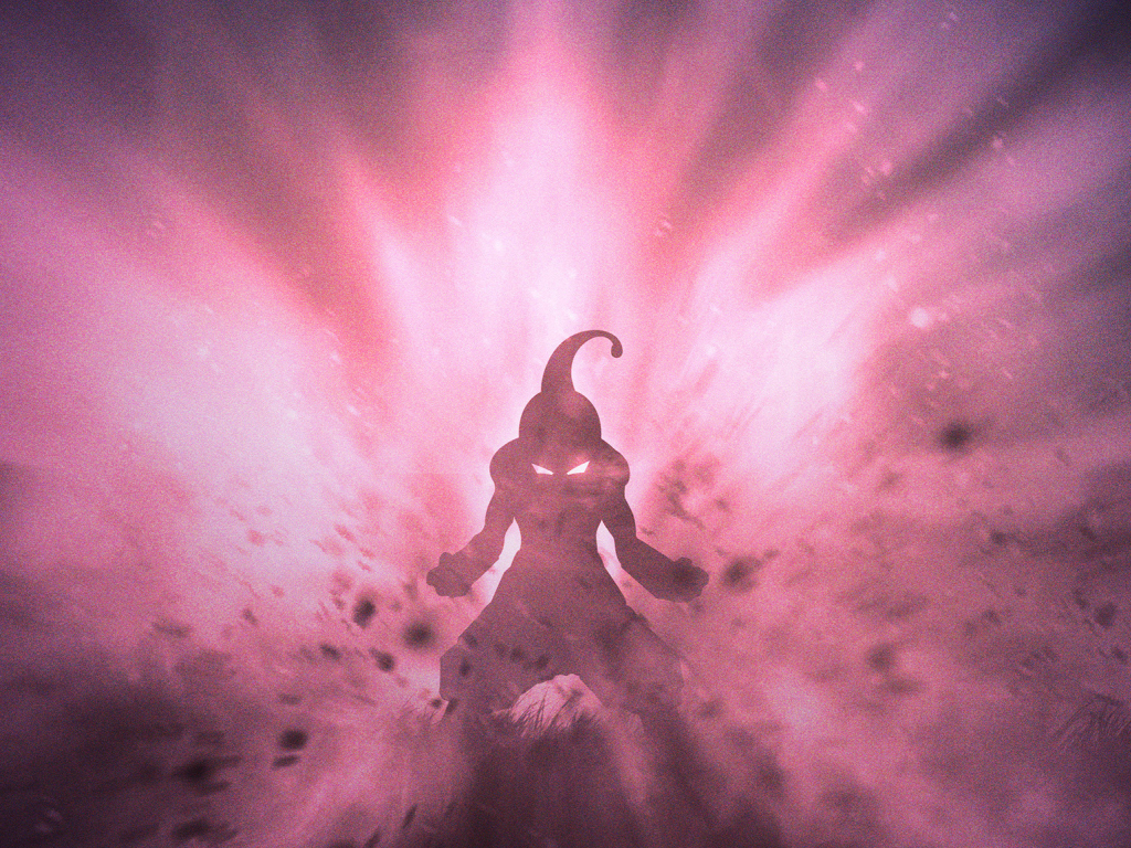 Wallpaper minimal, majin buu, anime, dragon ball desktop wallpaper, HD image, picture, background, cad897