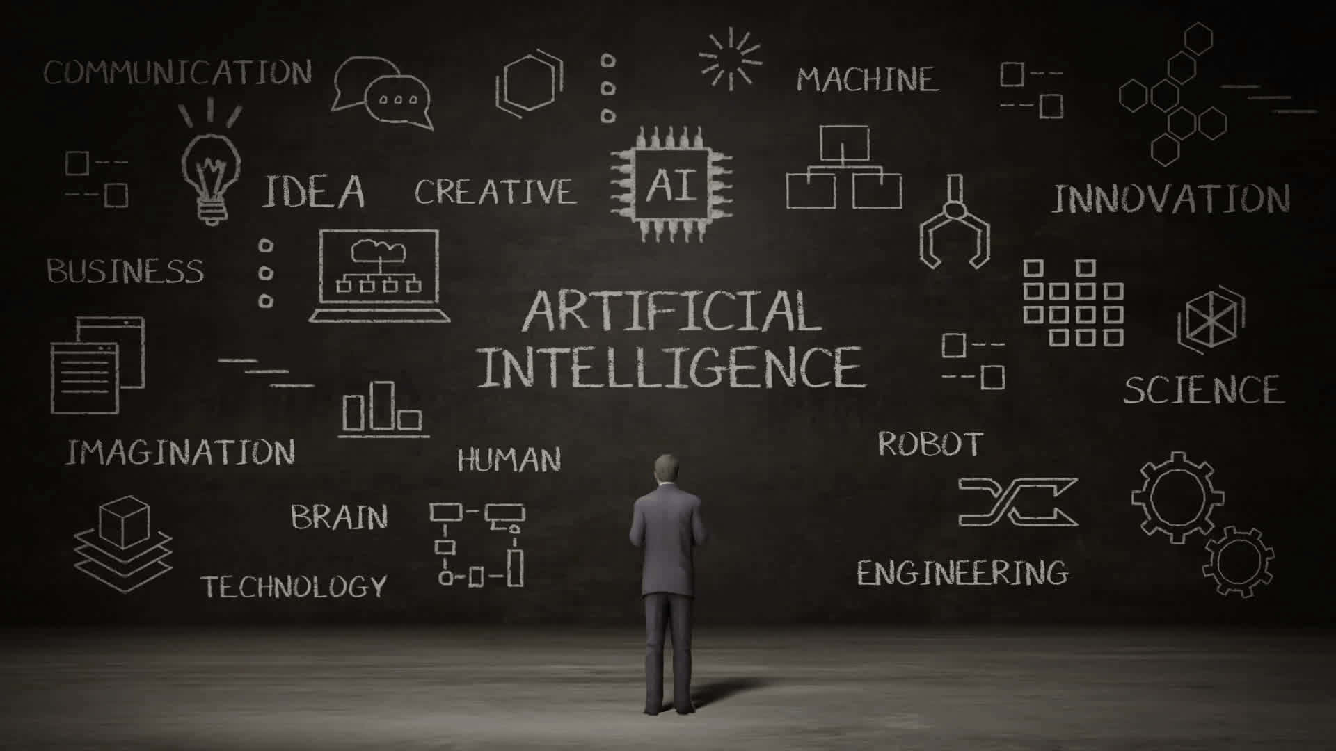 Download Futuristic Artificial Intelligence Concept Wallpaper