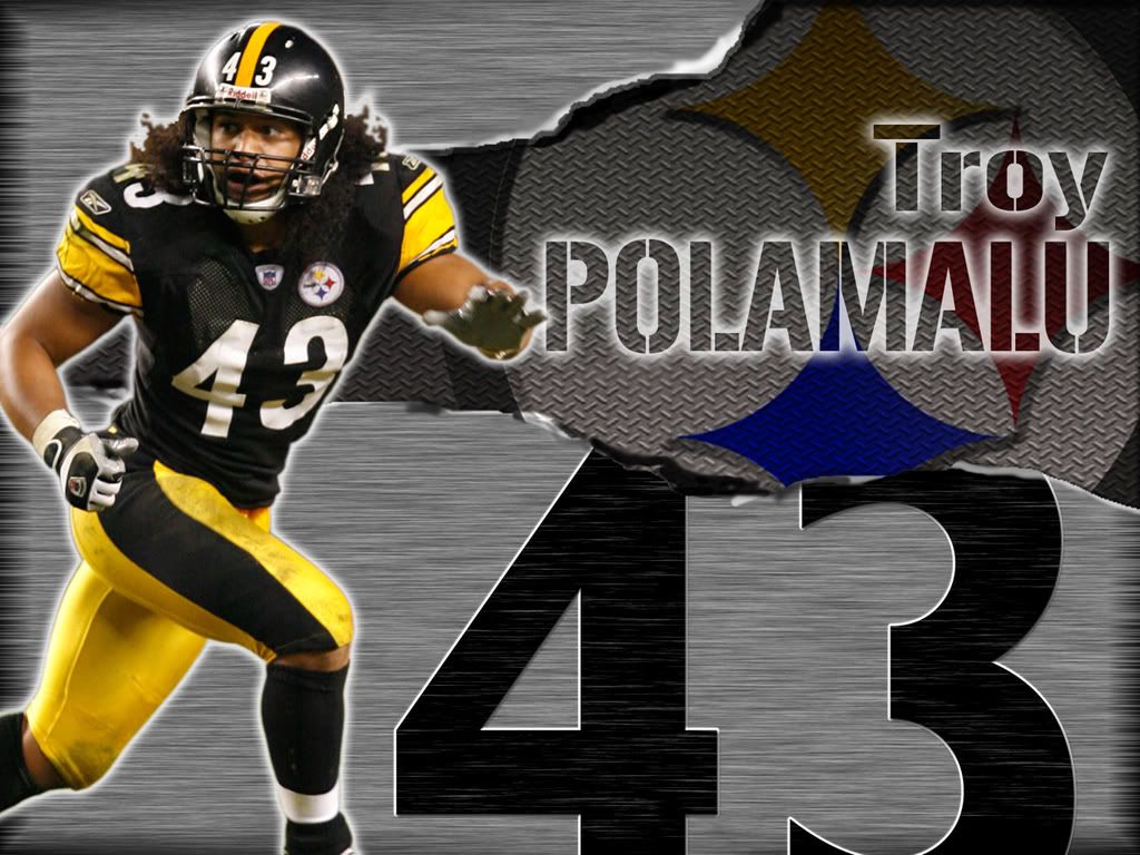 Steelers = Troy not a steelers fan but I think he is a good guy too!. Troy polamalu, Pittsburgh steelers football, Nfl football steelers