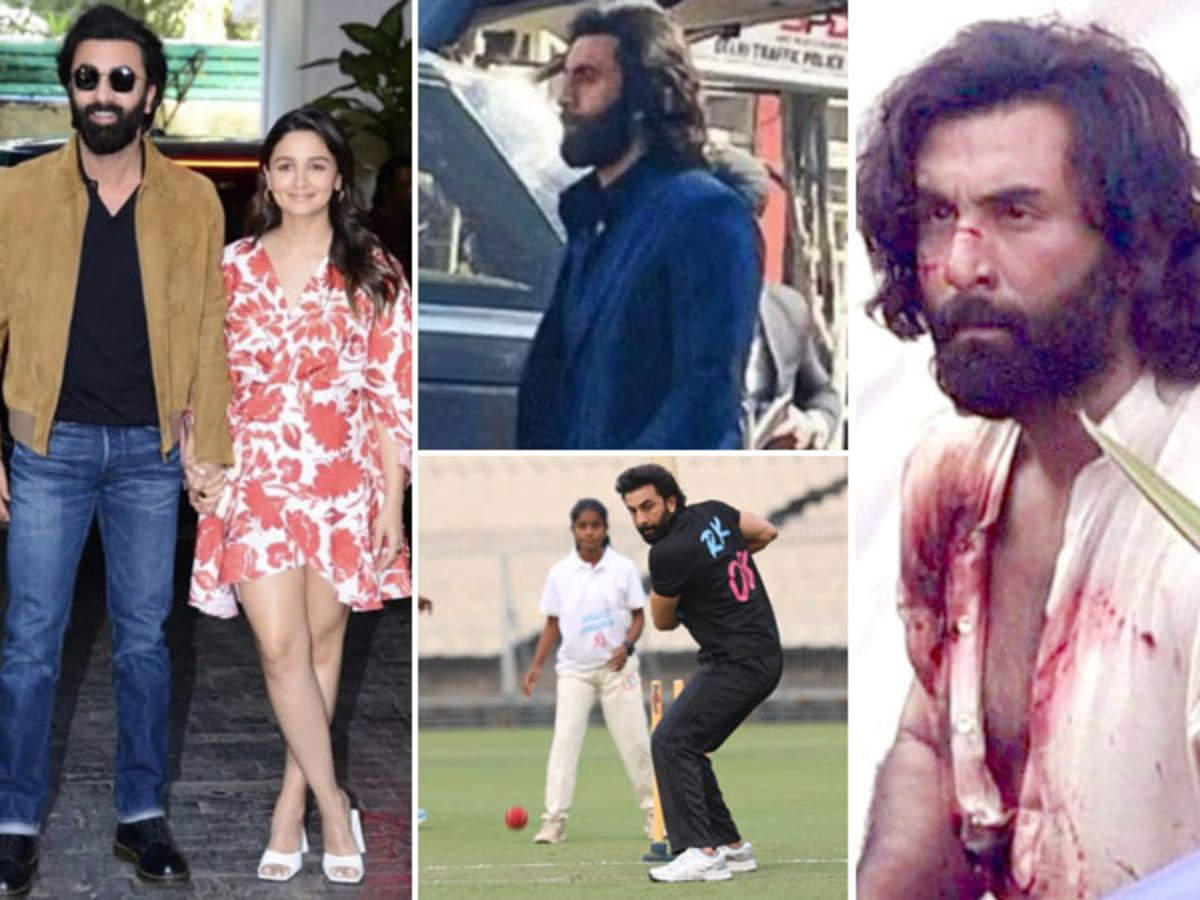 picture of Ranbir Kapoor in his rugged look for his upcoming film Animal