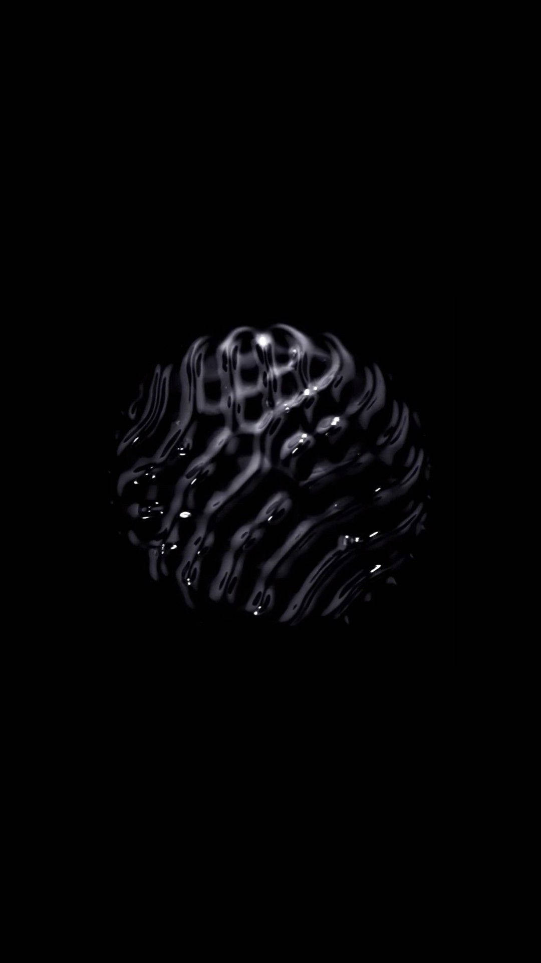 Download 3D iPhone Black Liquid Wallpaper