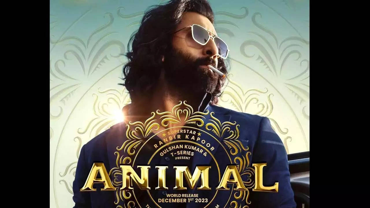 Ranbir Kapoor looks suave in new poster of 'Animal'; fans hail it as 'blockbuster'. Hindi Movie News of India