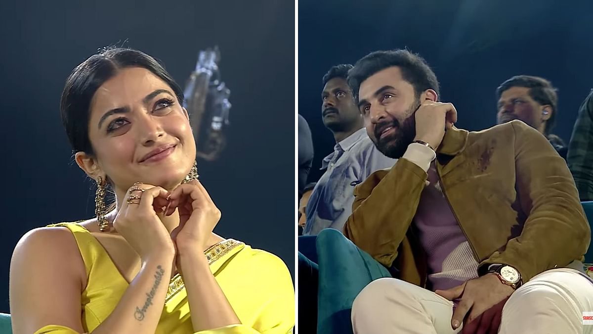 Inside Pics Of Ranbir Kapoor And Rashmika Mandanna From Animal Pre Release Event