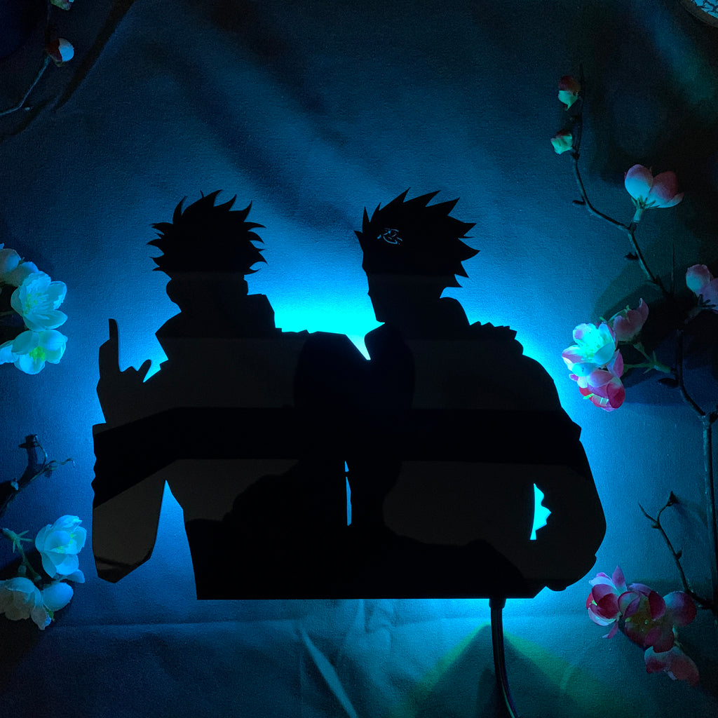 Arcadia North. Jujutsu Kaisen x Naruto x Kakashi Silhouette Light
