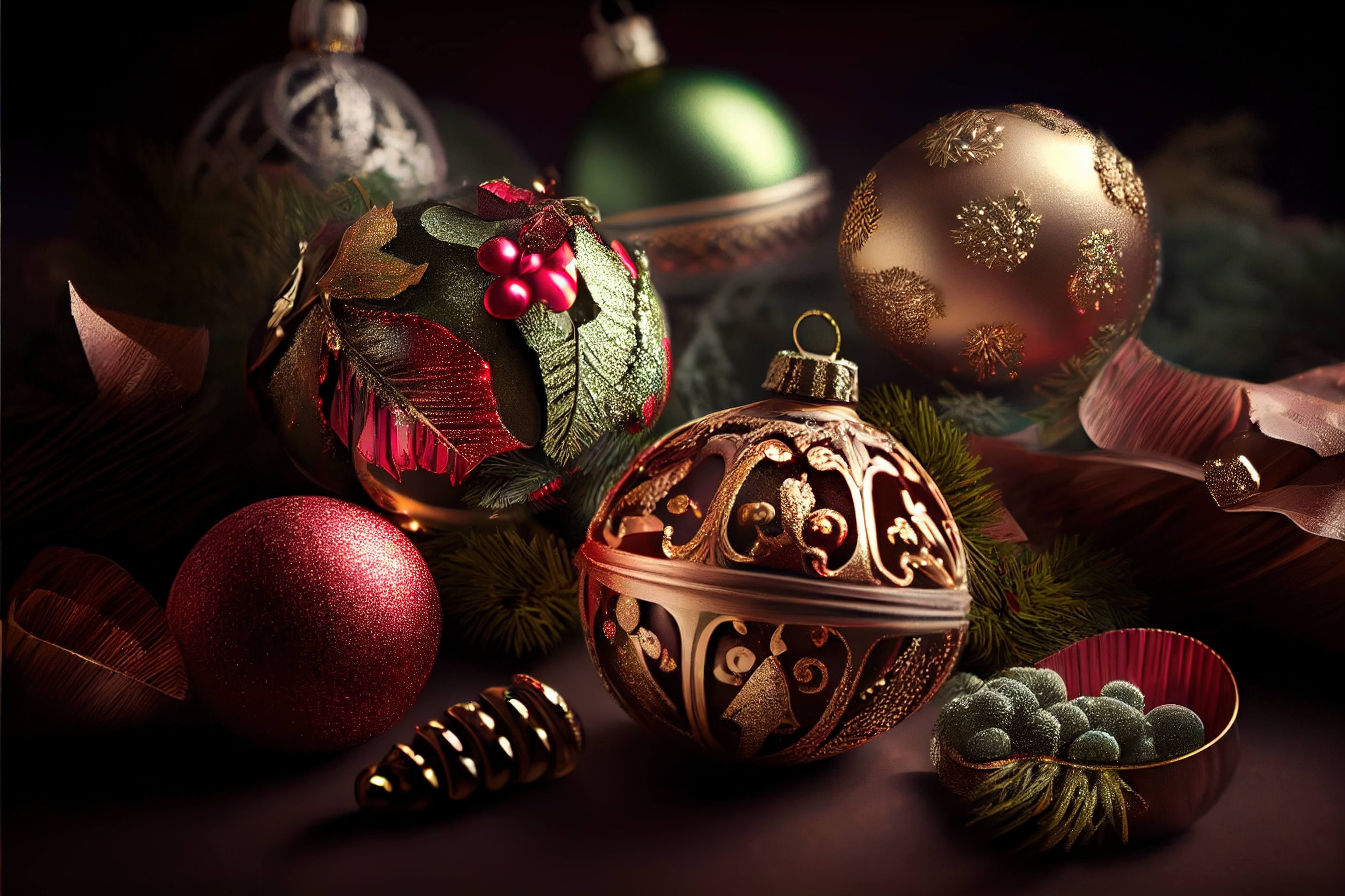 Xmas Ornaments Wallpapers - Wallpaper Cave