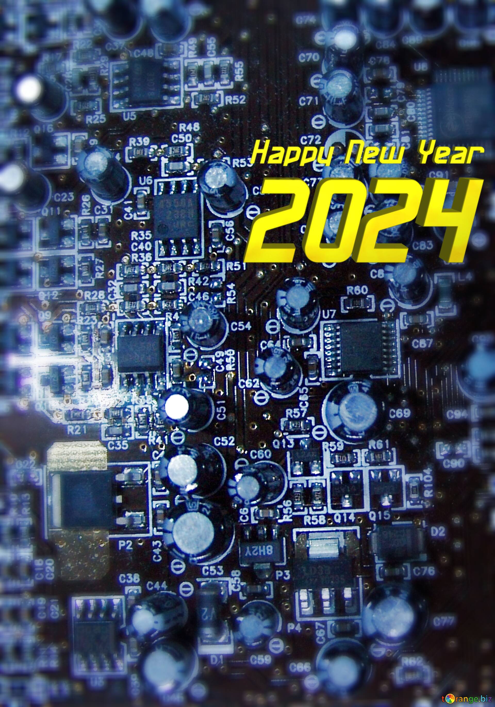 happy new year 2024 computer background №210391