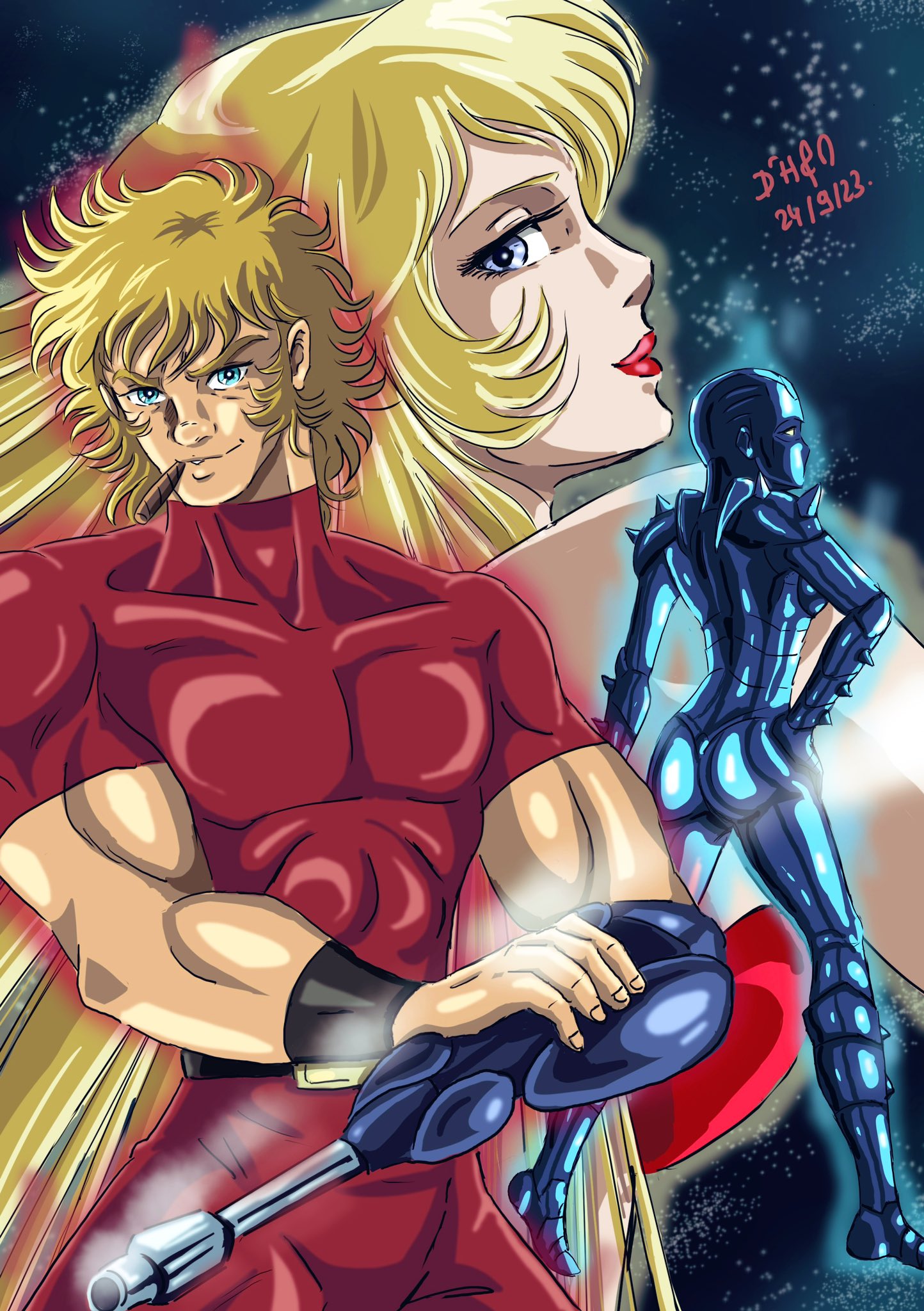 teym_hm / Dr H&M to #cobraspacepirate great mangaka, #buichiterasawa #cobra #cobraspacepirateadventure #joegillian #cobraspacepirate