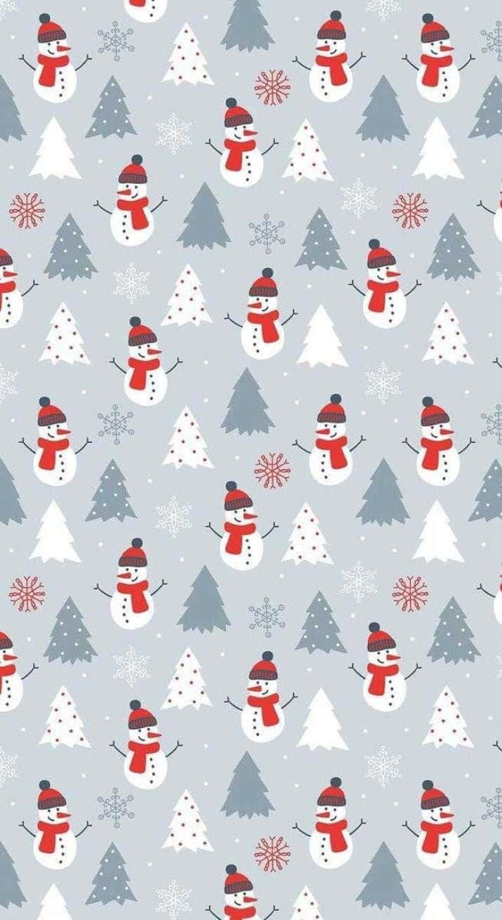 White Christmas iPhone Wallpaper