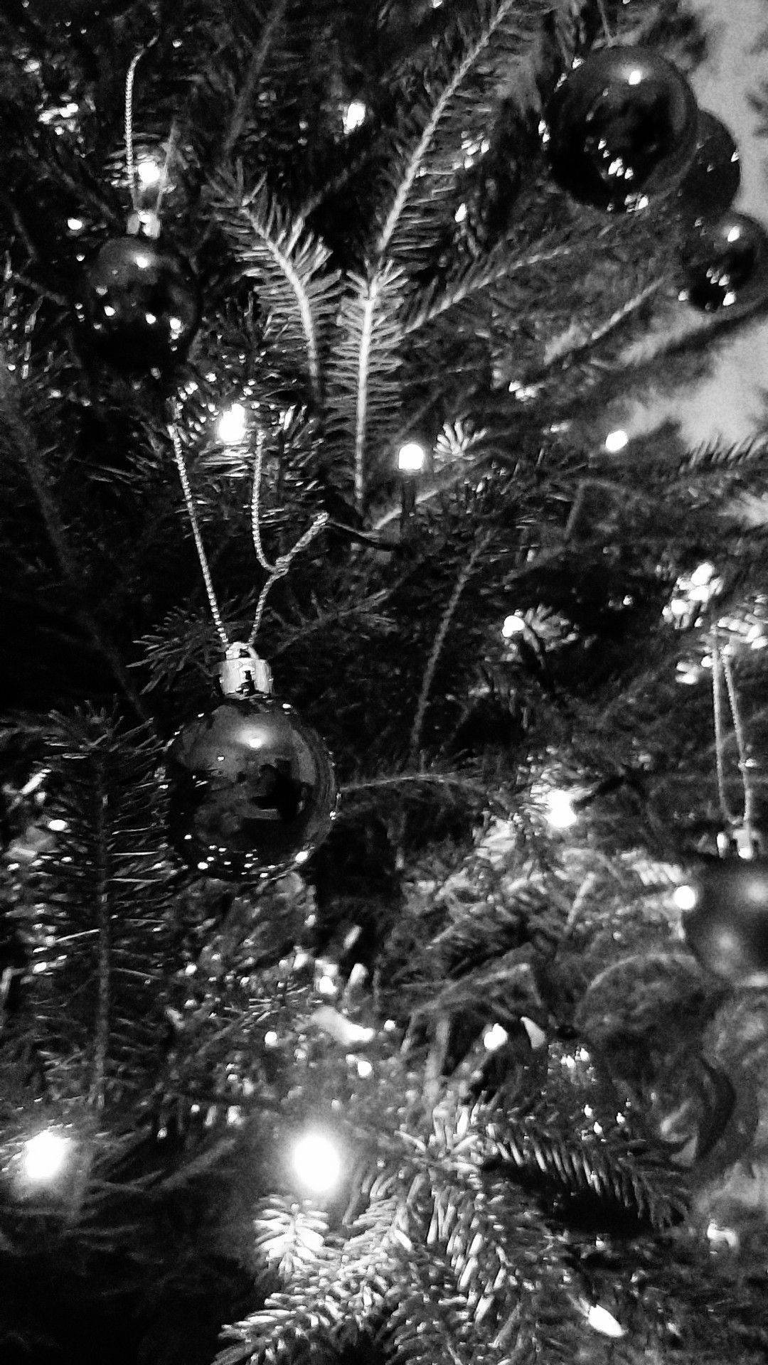 Download Black Aesthetic Christmas iPhone Wallpaper