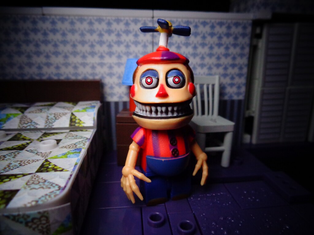 Nightmare Balloon Boy. The only Nightmare who isn't torn up