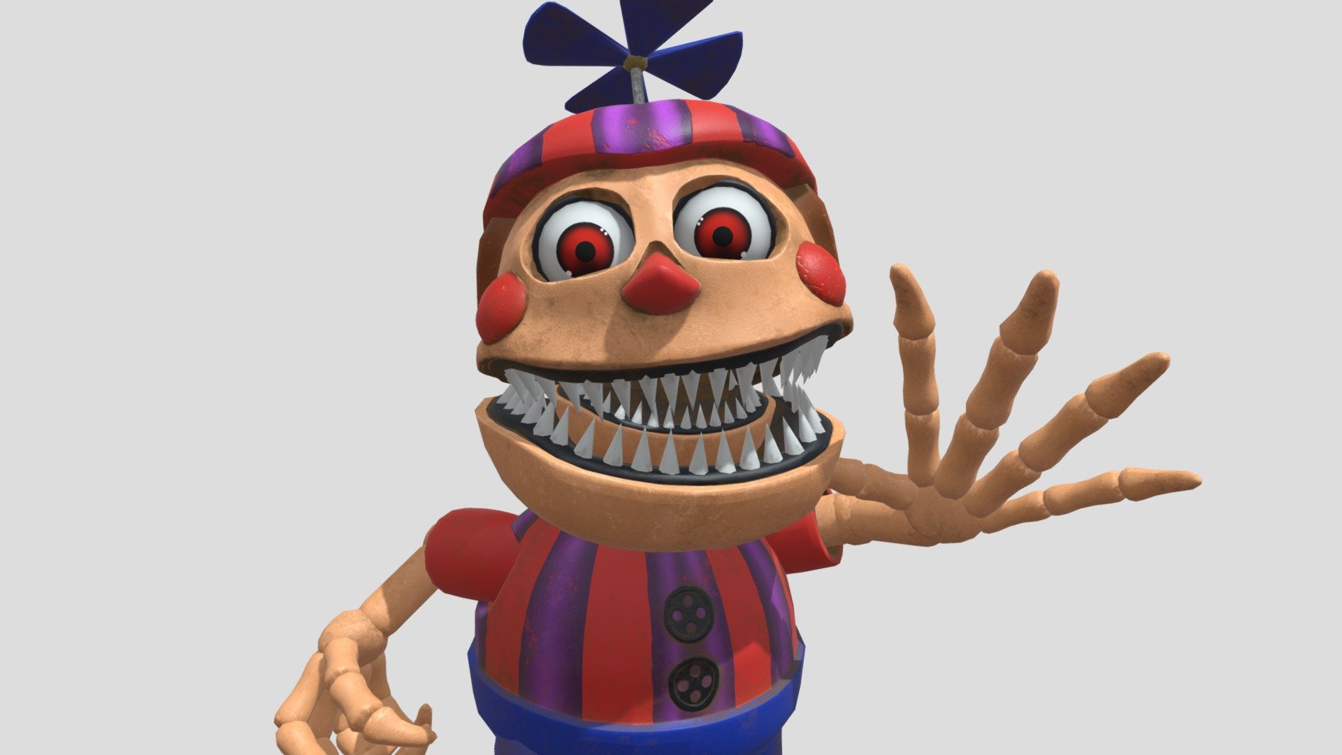 FNAF Help Wanted. Nightmare Balloon Boy Free 3D model by Xoffly [bff4f46]