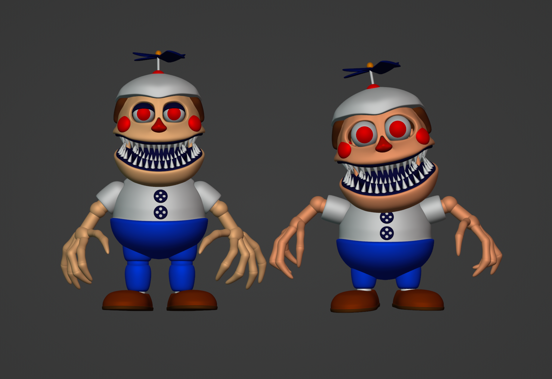 Nightmare Balloon Boy Comparison (FNaF 4 & World)