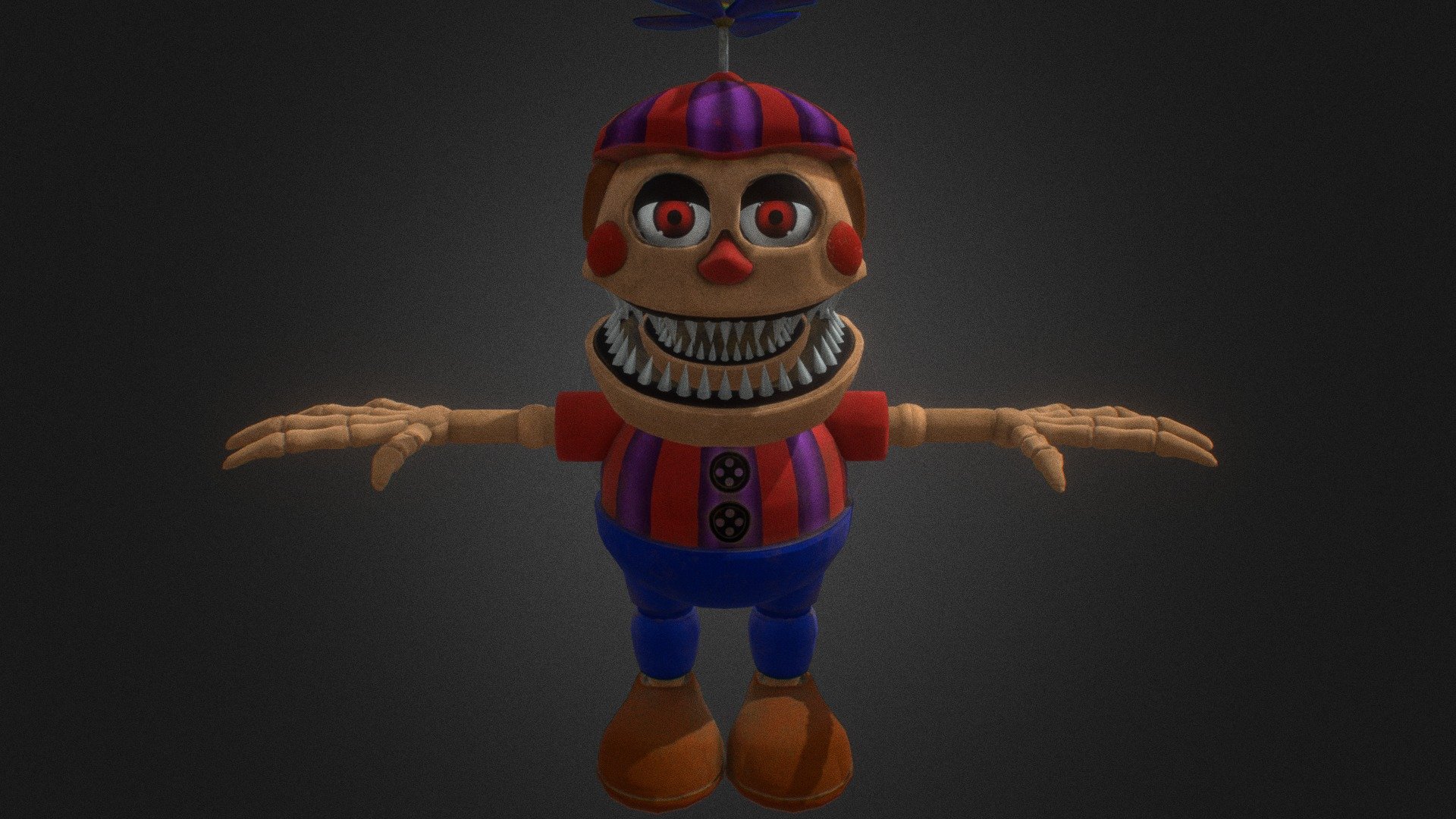 Nightmare BalloonBoy. Five Nights at Freddy's 4 model by juztandy [4f6fe93]