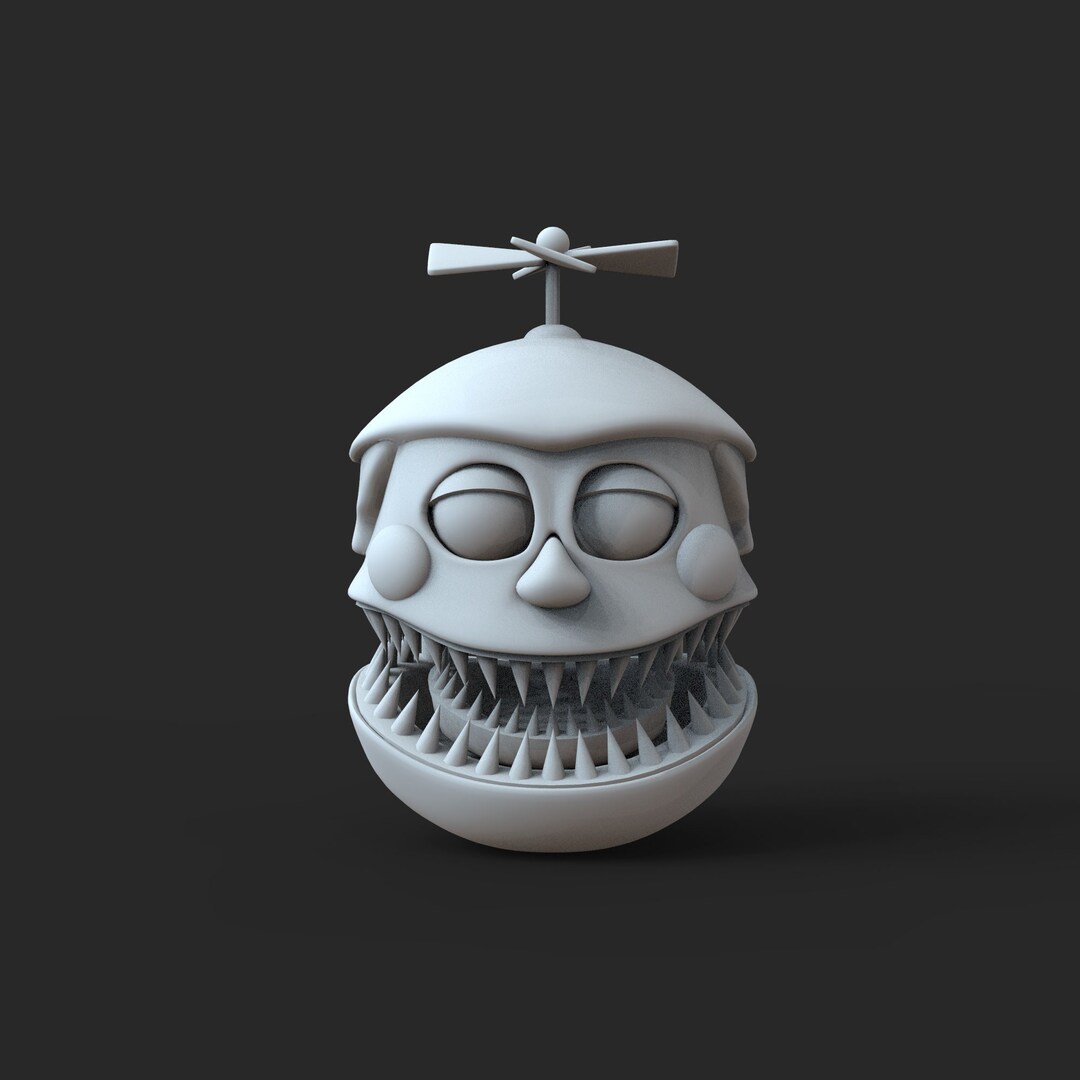 Nightmare Balloon Boy Furry Custom Full Wearable Head 3D Model