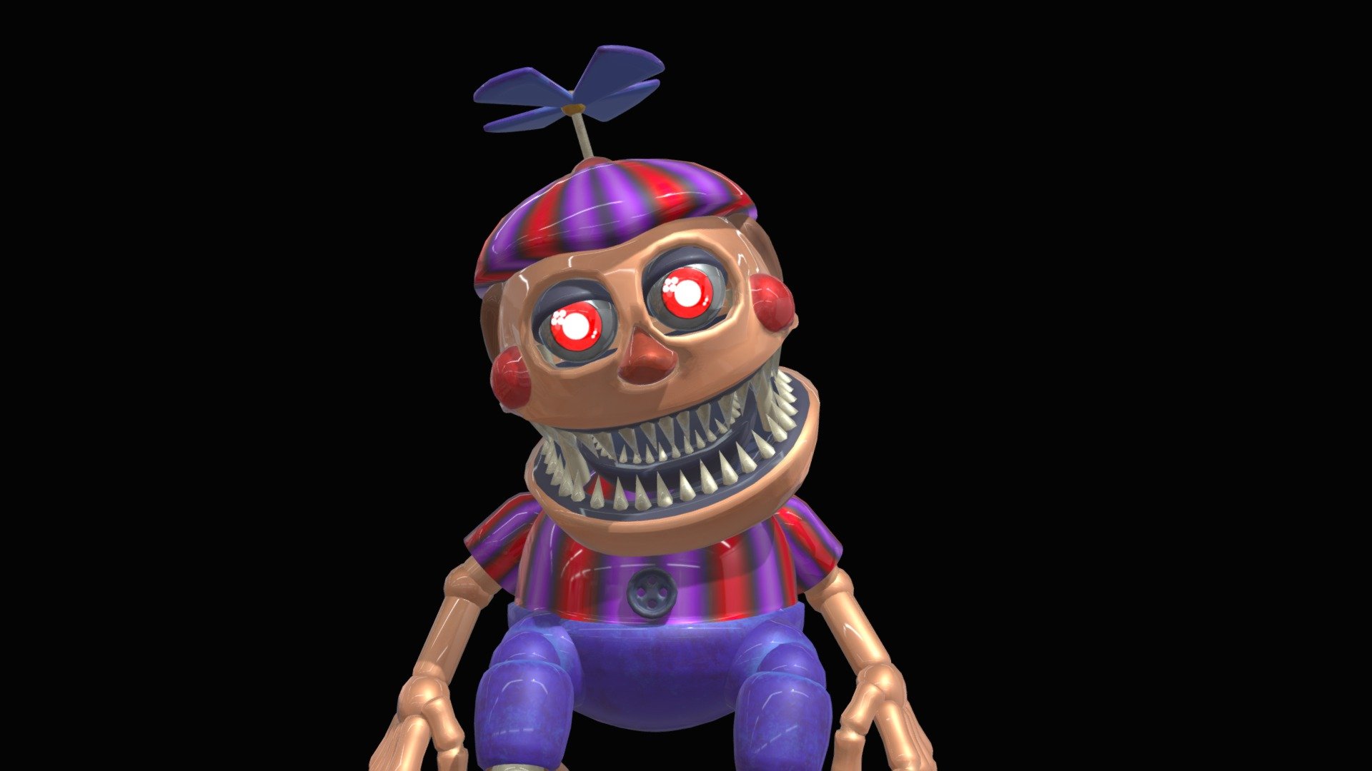 Nightmare Balloon Boy (Forsaken AR) Free 3D model by