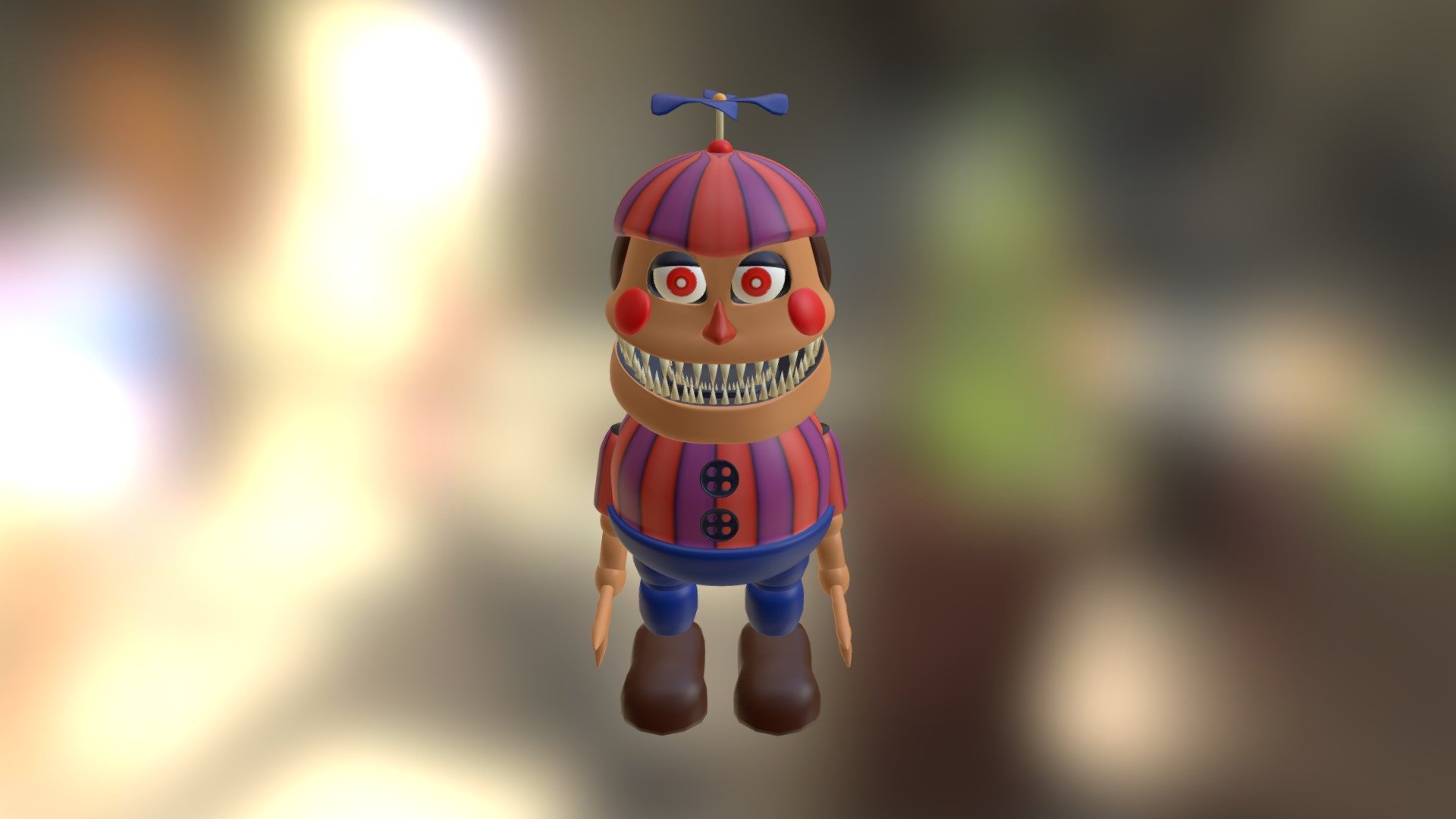 Nightmare Balloon Boy Free 3D model by RostislavGames [7da575e]