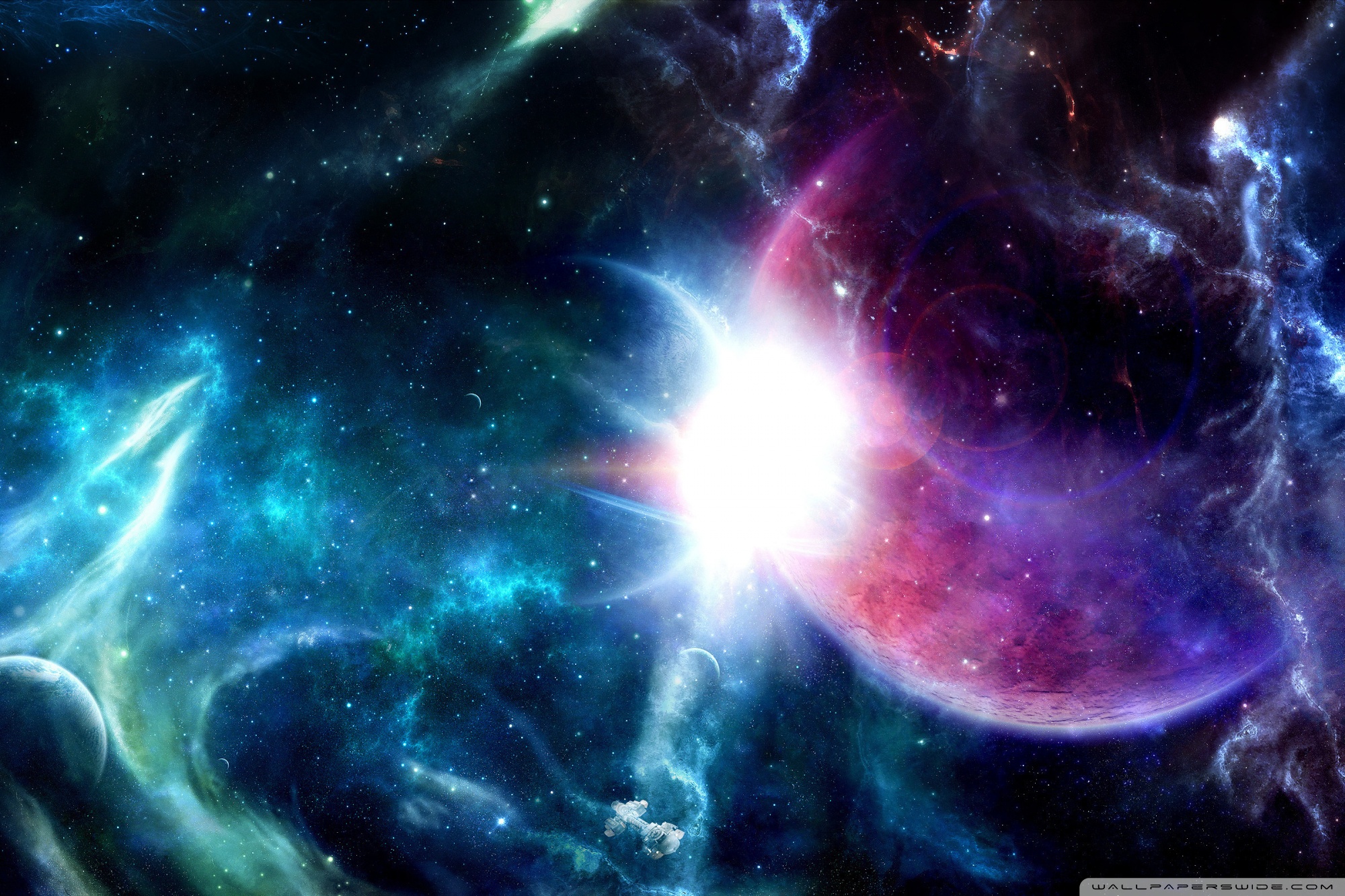 Space Fantasy Ultra HD Desktop Background Wallpaper for 4K UHD TV, Tablet