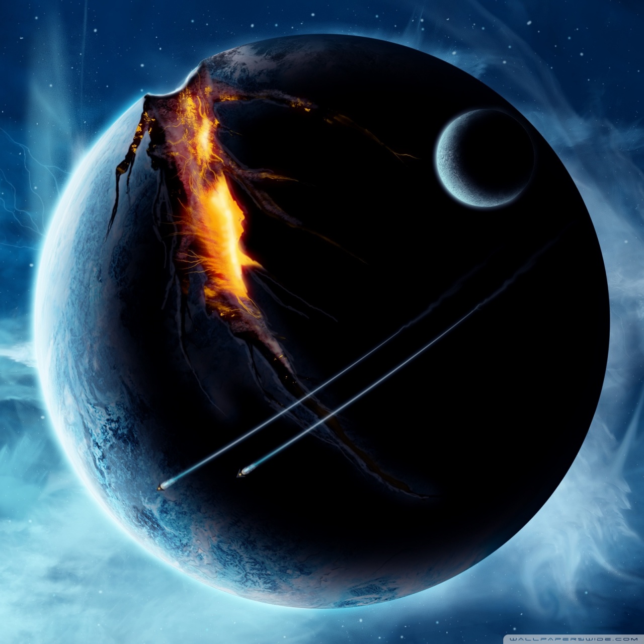 Planet, Fantasy Art Ultra HD Desktop Background Wallpaper for 4K UHD TV, Widescreen & UltraWide Desktop & Laptop, Tablet