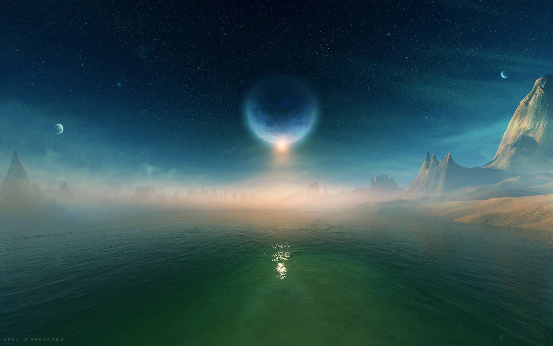 Galaxy Eclipse Fantasy, HD Digital Universe, 4k Wallpaper, Image, Background, Photo and Picture