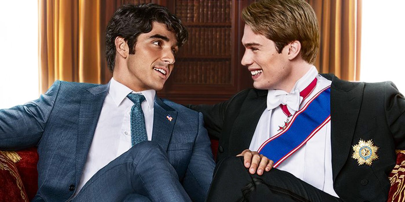 Red, White & Royal Blue' Poster: Alex and Henry Cozy Up Together