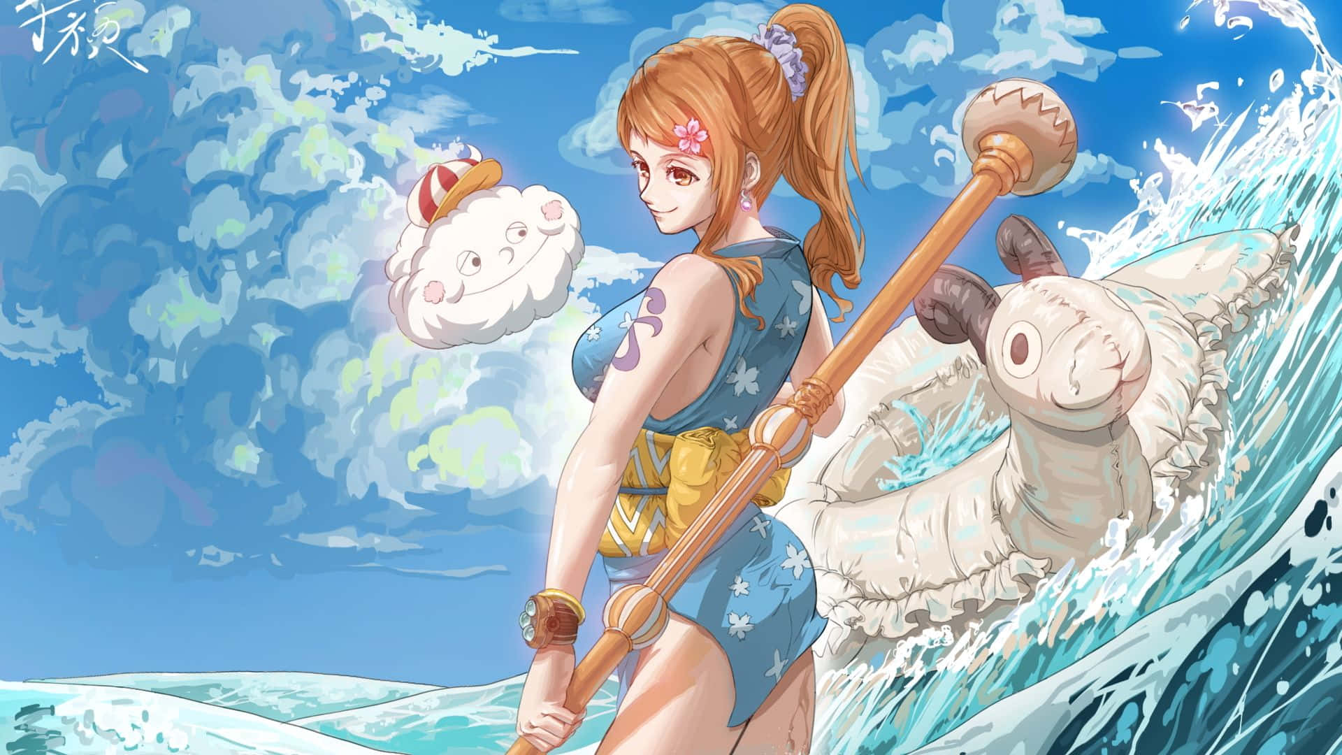 Download Nami One Piece With Zeus