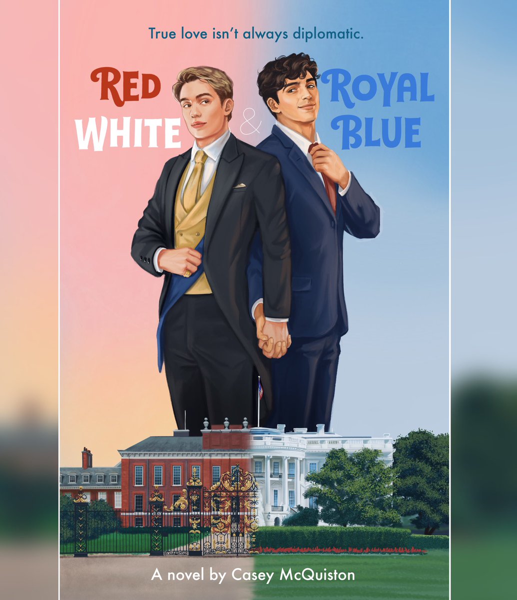 Venessa Vida Kelley! I Made A Wee Poster For To Celebrate The Release Day For RED WHITE & ROYAL BLUE's Collector's Edition. A “Two Homes Side By Side” Mashup Of