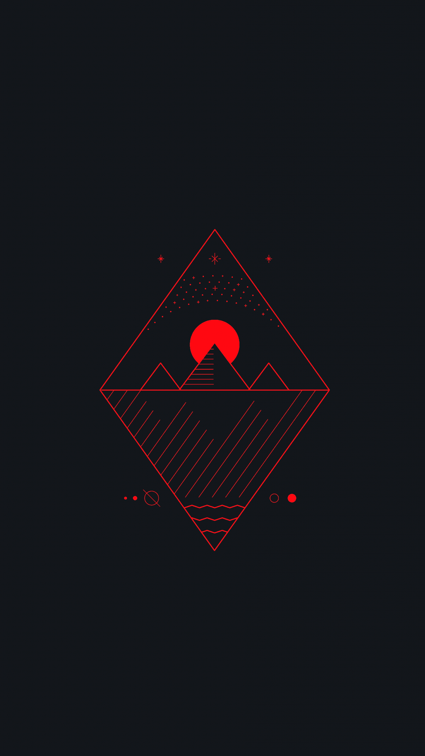 Download wallpaper 1440x2560 dark, minimal, mountains, qhd samsung galaxy s6, s7, edge, note, lg g4, 1440x2560 HD background, 25112