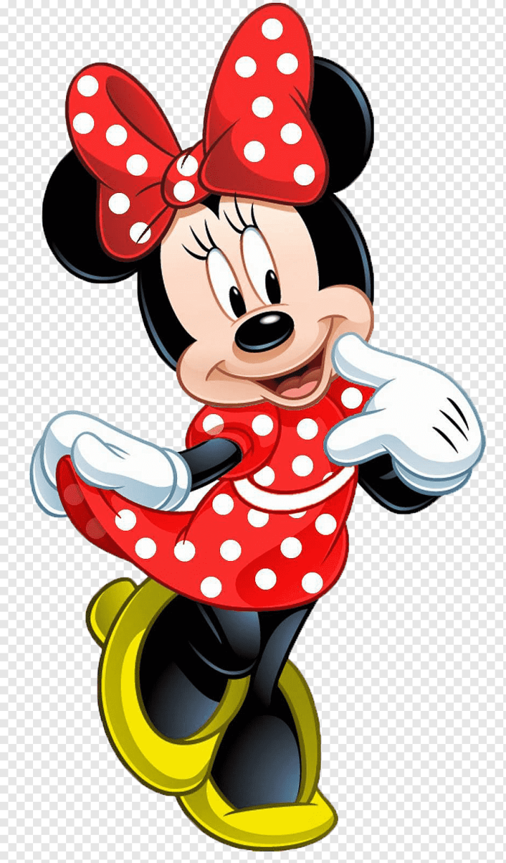 Free: Minnie Mouse illustration, Minnie Mouse Mickey Mouse Daisy Duck, Minnie, cartoon, fictional Character, desktop Wallpaper png