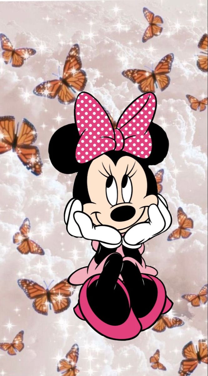 Minnie Mouse. Pink wallpaper iphone, Minnie mouse background, Minnie mouse image