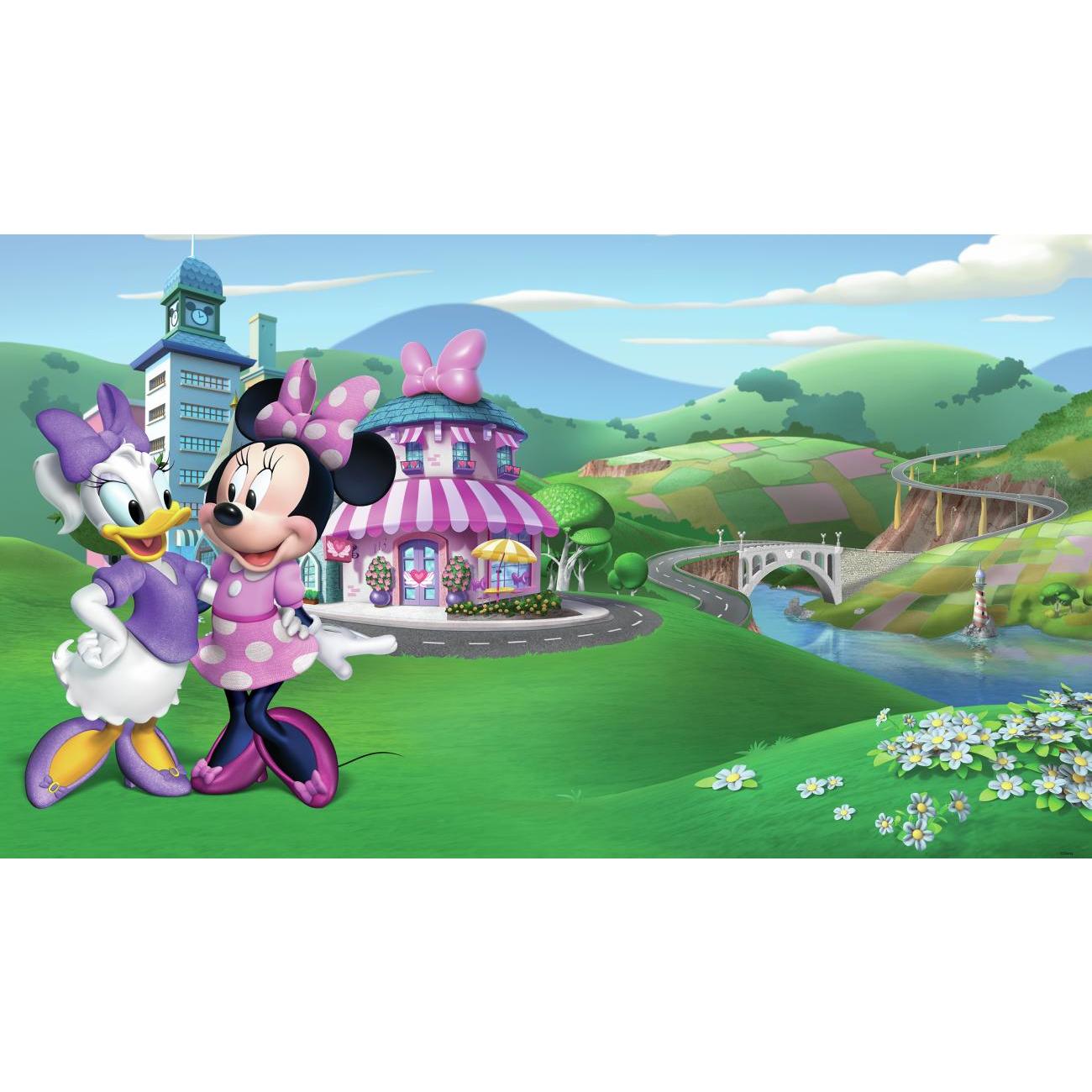 Minnie Mouse Happy Helpers Wall Mural