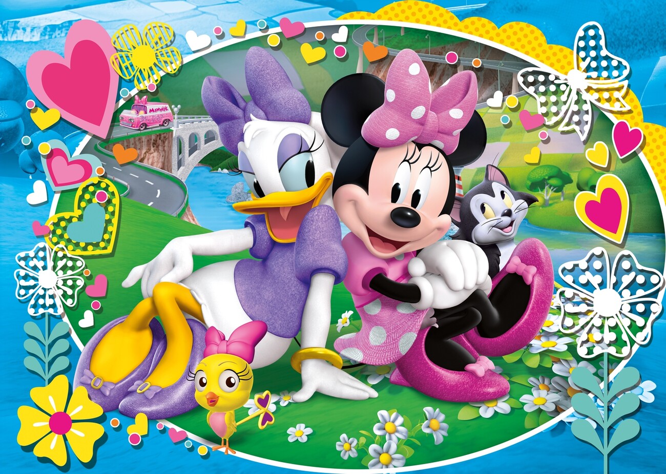 Jigsaw puzzle Minnie & Daisy. Tips for original gifts