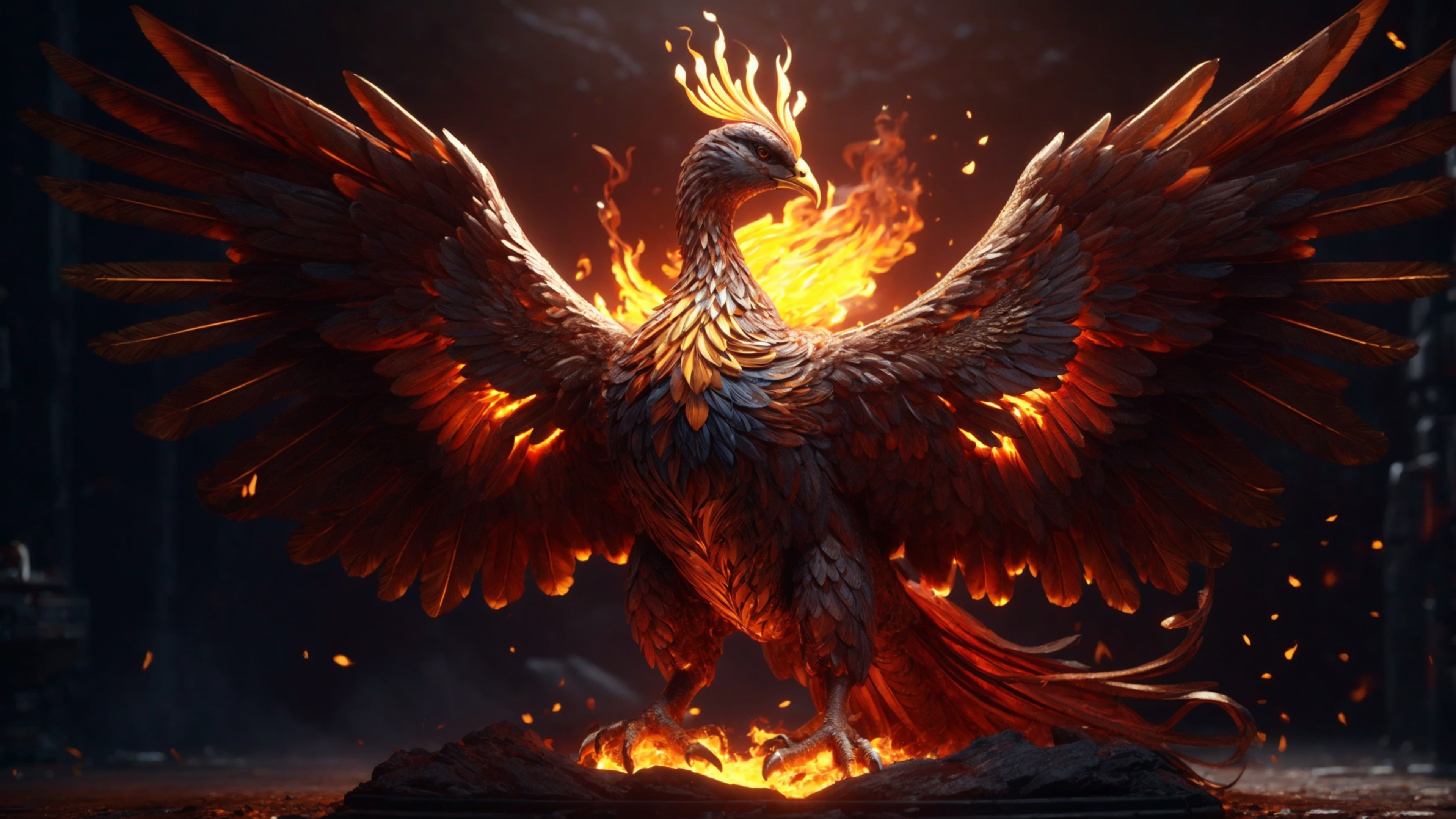 Fantasy Phoenix HD Wallpaper and Background