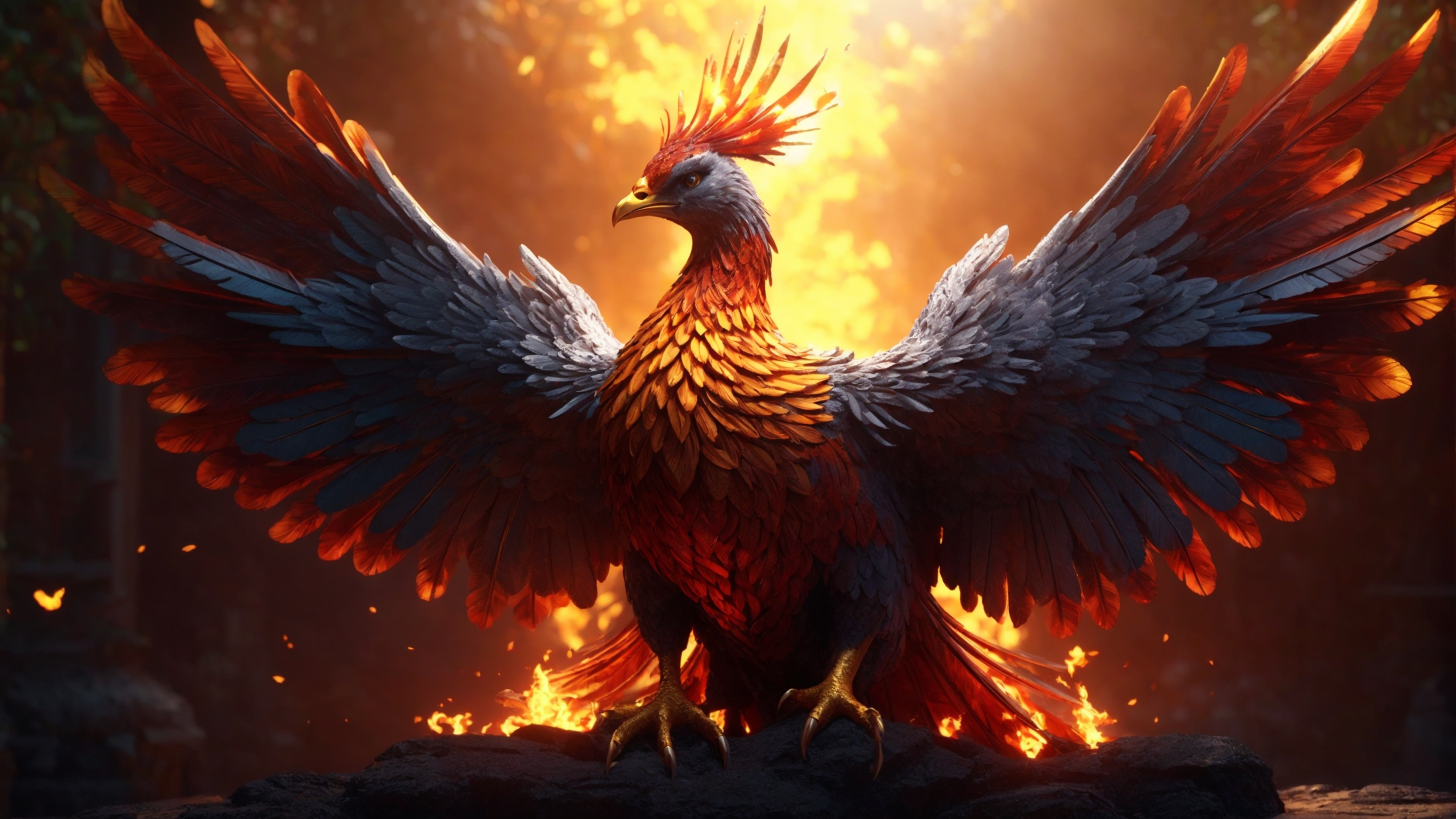 Fantasy Phoenix HD Wallpaper and Background