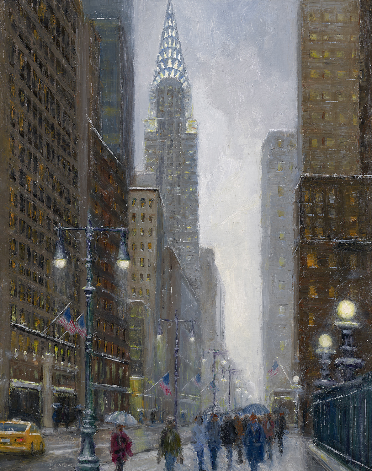 Art Deco Building in Winter Mark Daly