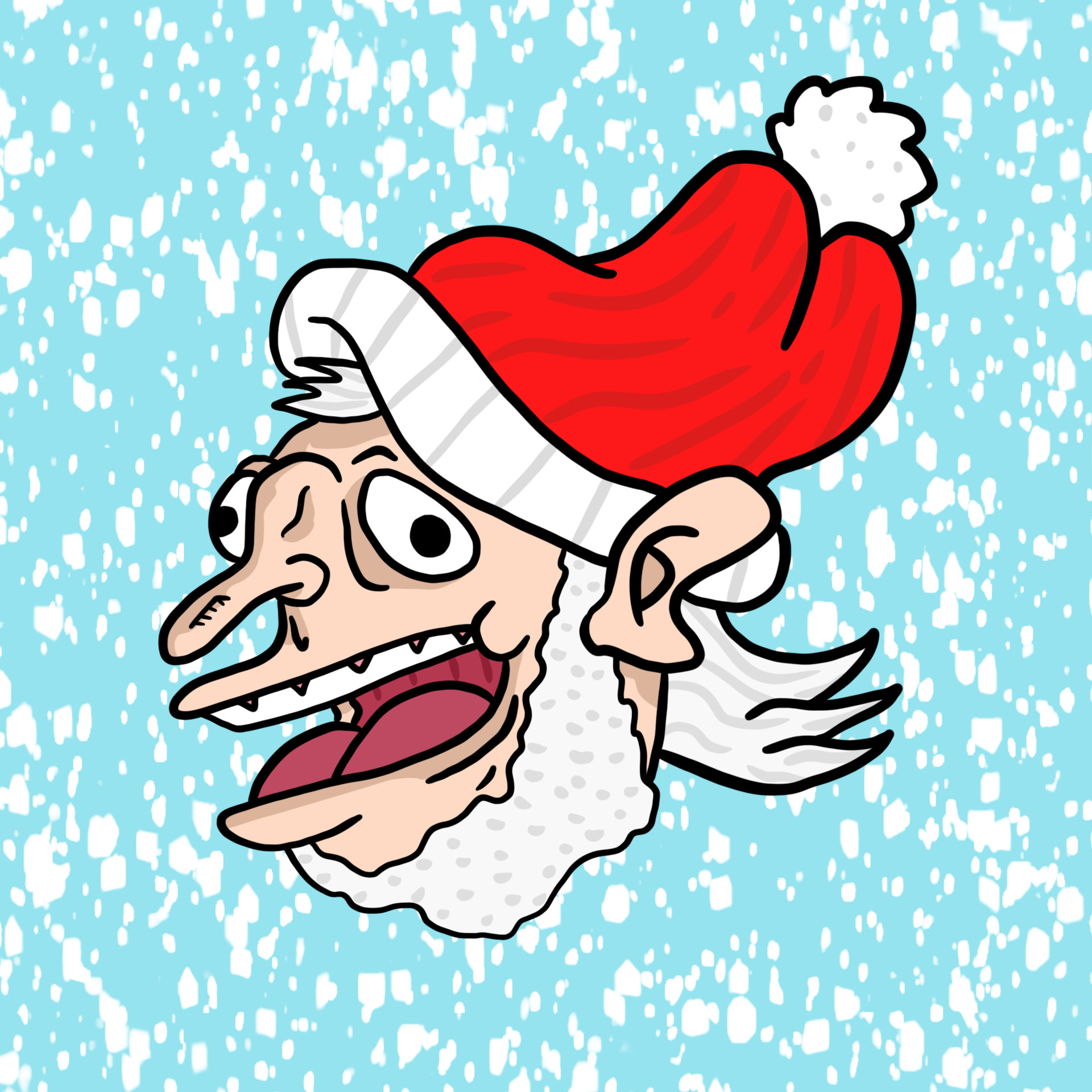 Christmas themed profile picture