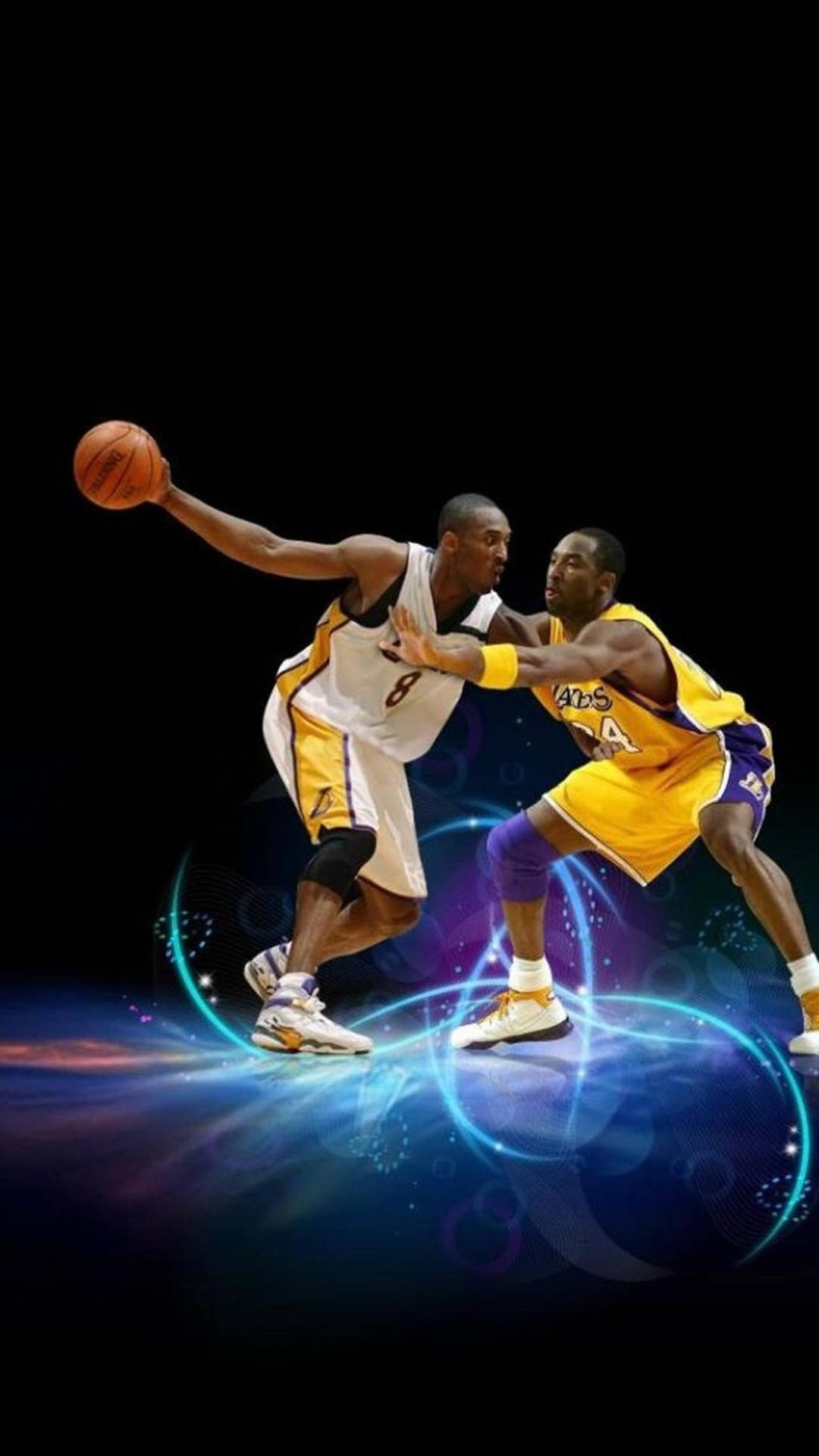 Download Kobe Vs Kobe Cool Basketball iPhone Wallpaper