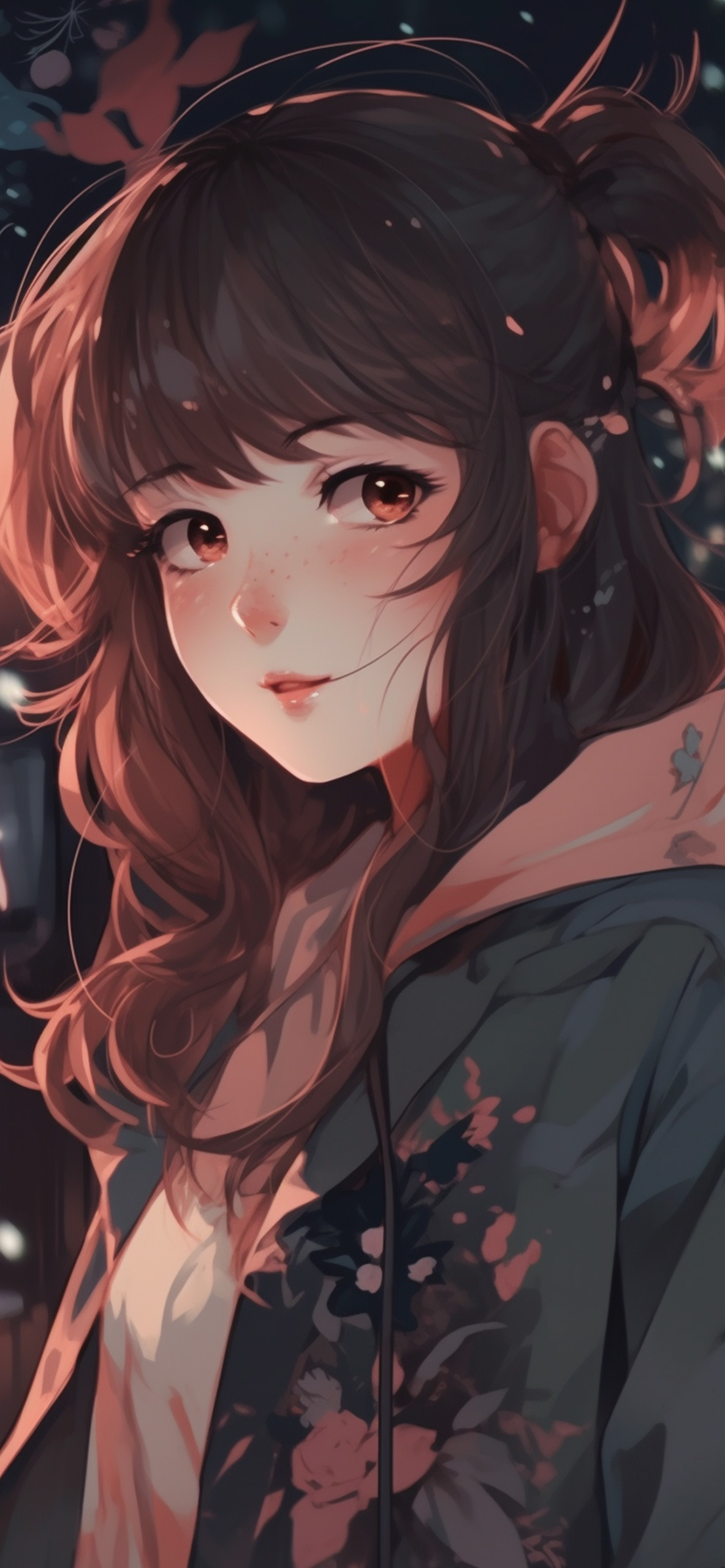 Pretty Anime Girl Art Wallpaper Girl Wallpaper for iPhone