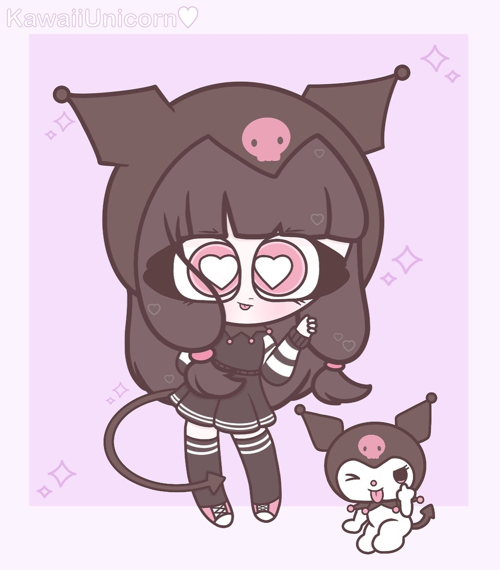 Download Cute Pink Girl Emo PFP Wallpaper