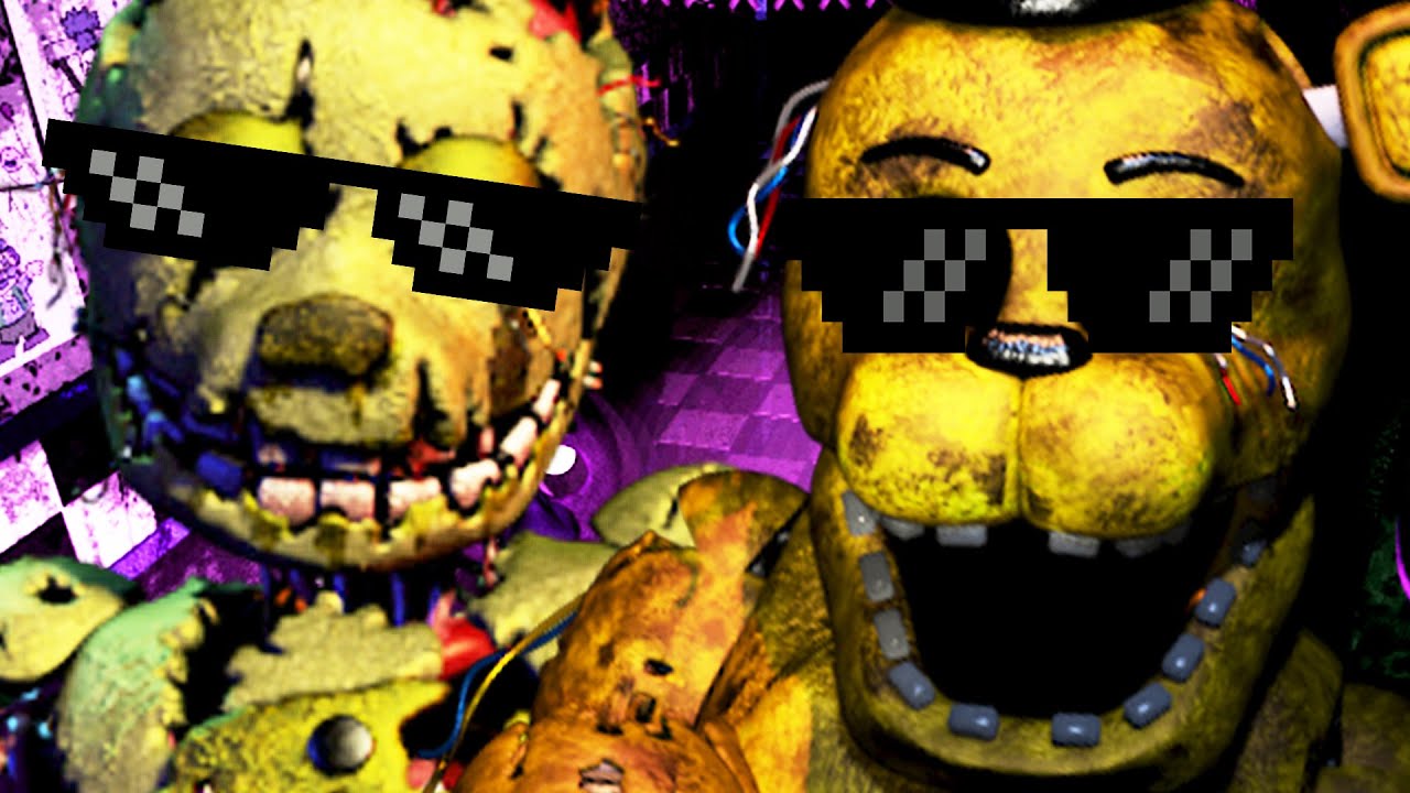 GOLDEN FREDDY VS SPRINGTRAP!