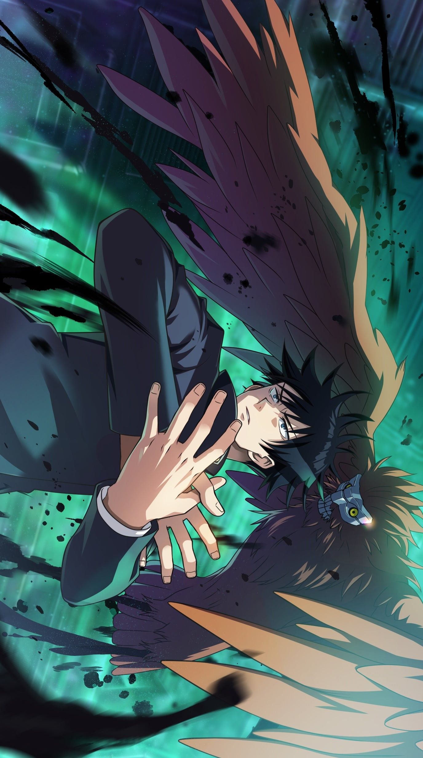 Save & Follow. Megumi Fushiguro • Jujutsu Kaisen. Anime, Anime art, Anime background