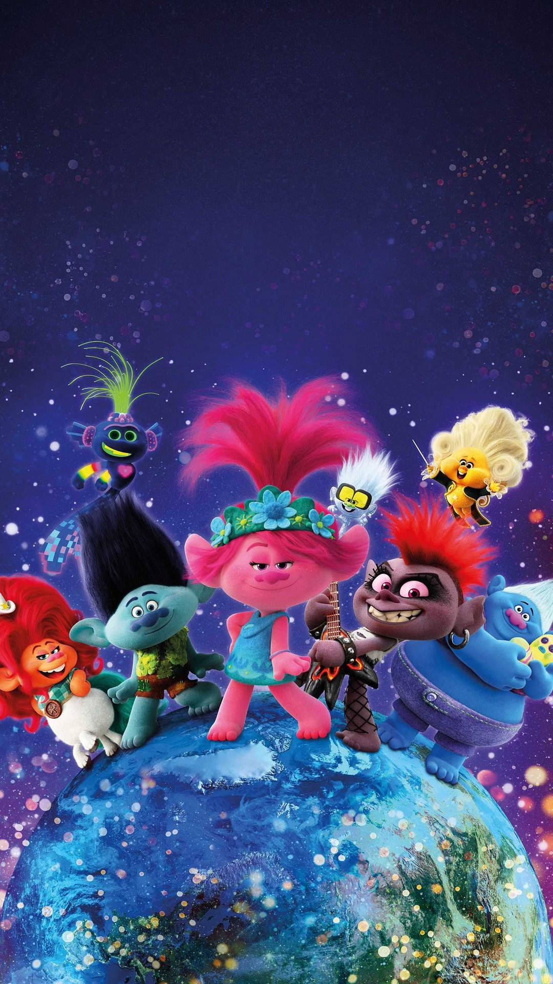 Download Dreamwork's Trolls World Tour Wallpaper