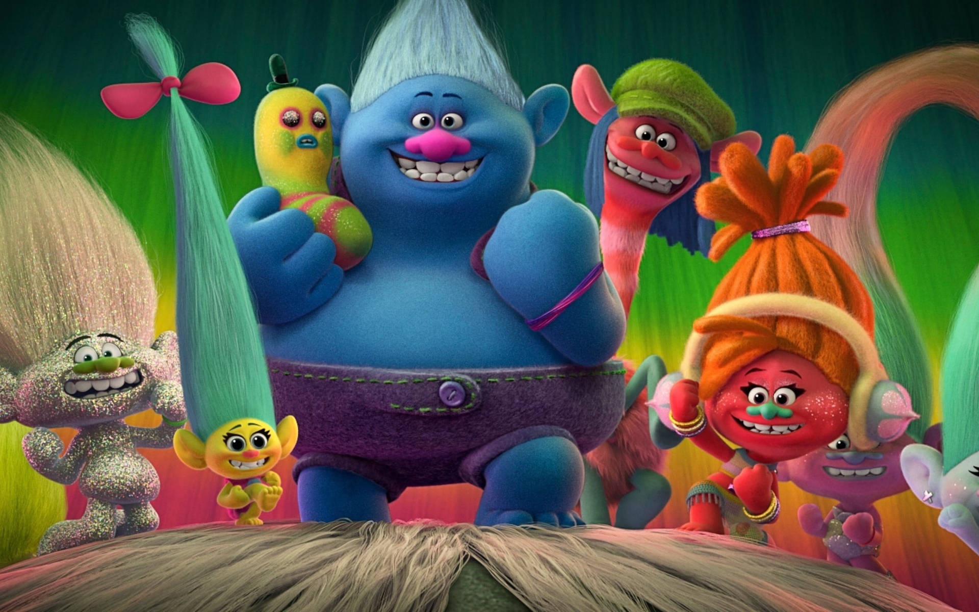 Download Trolls Family Wallpaper
