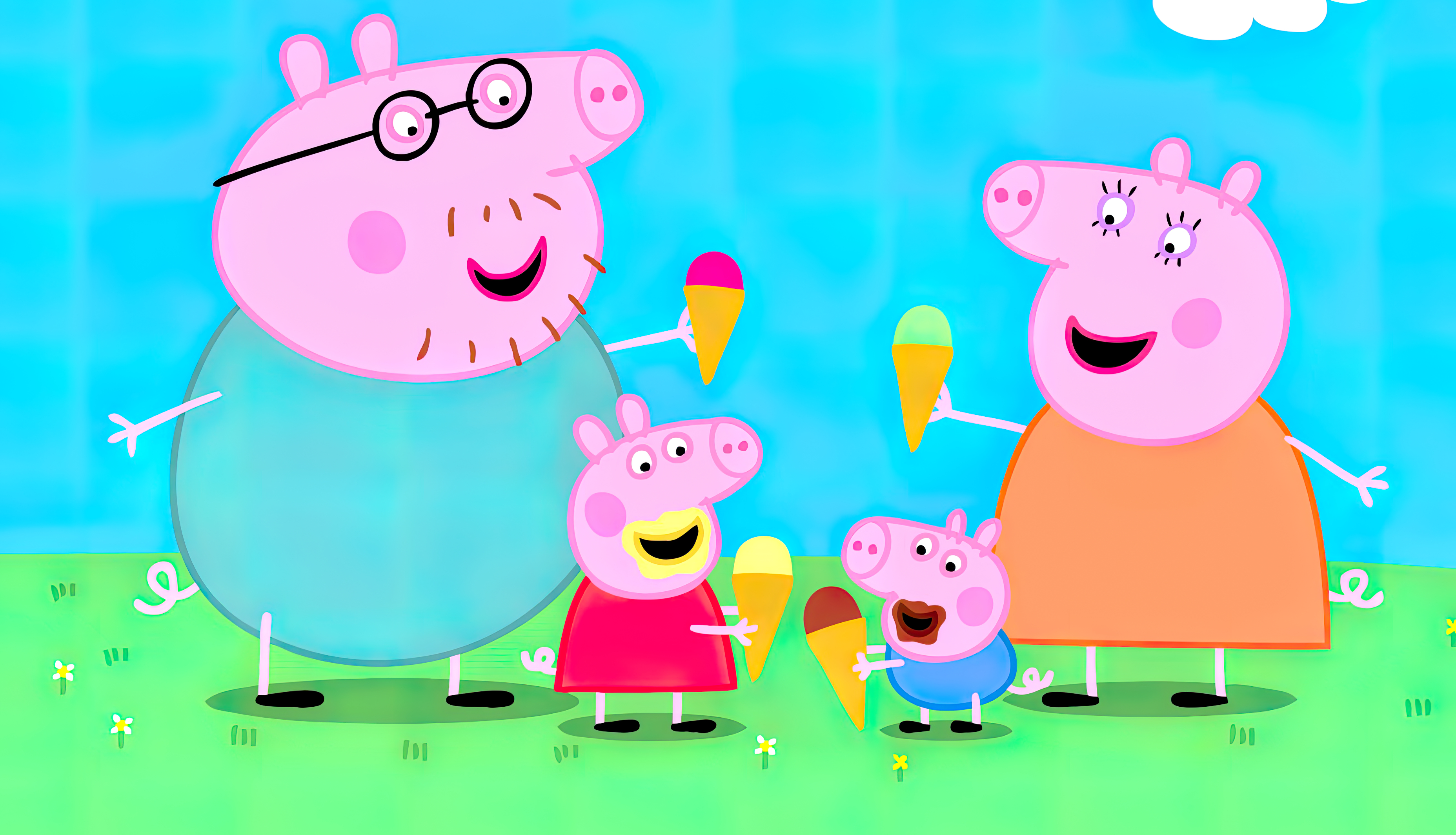 TV Show Peppa Pig HD Wallpaper