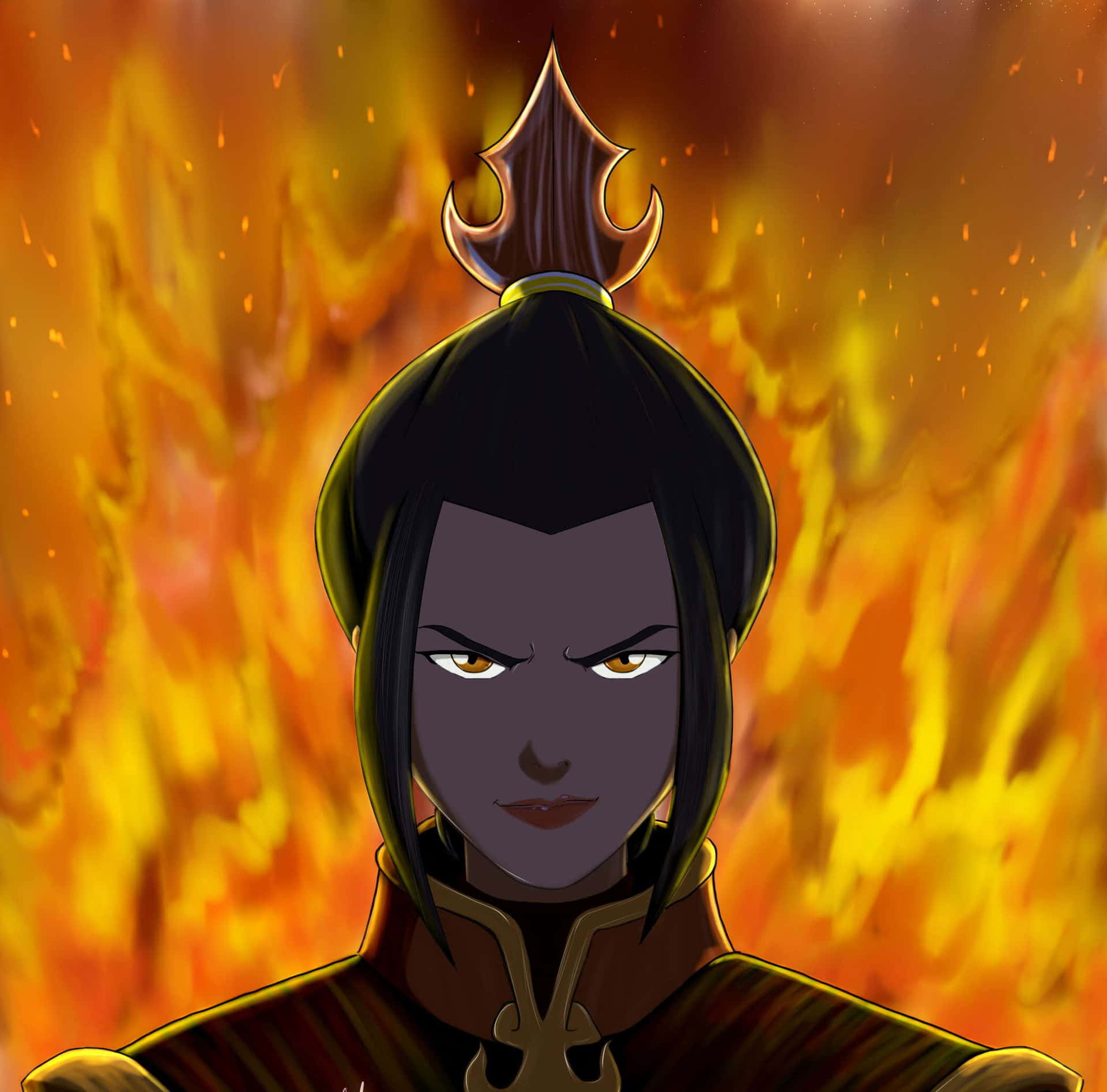 Download Avatar Aang And Appa In A Mystic Landscape