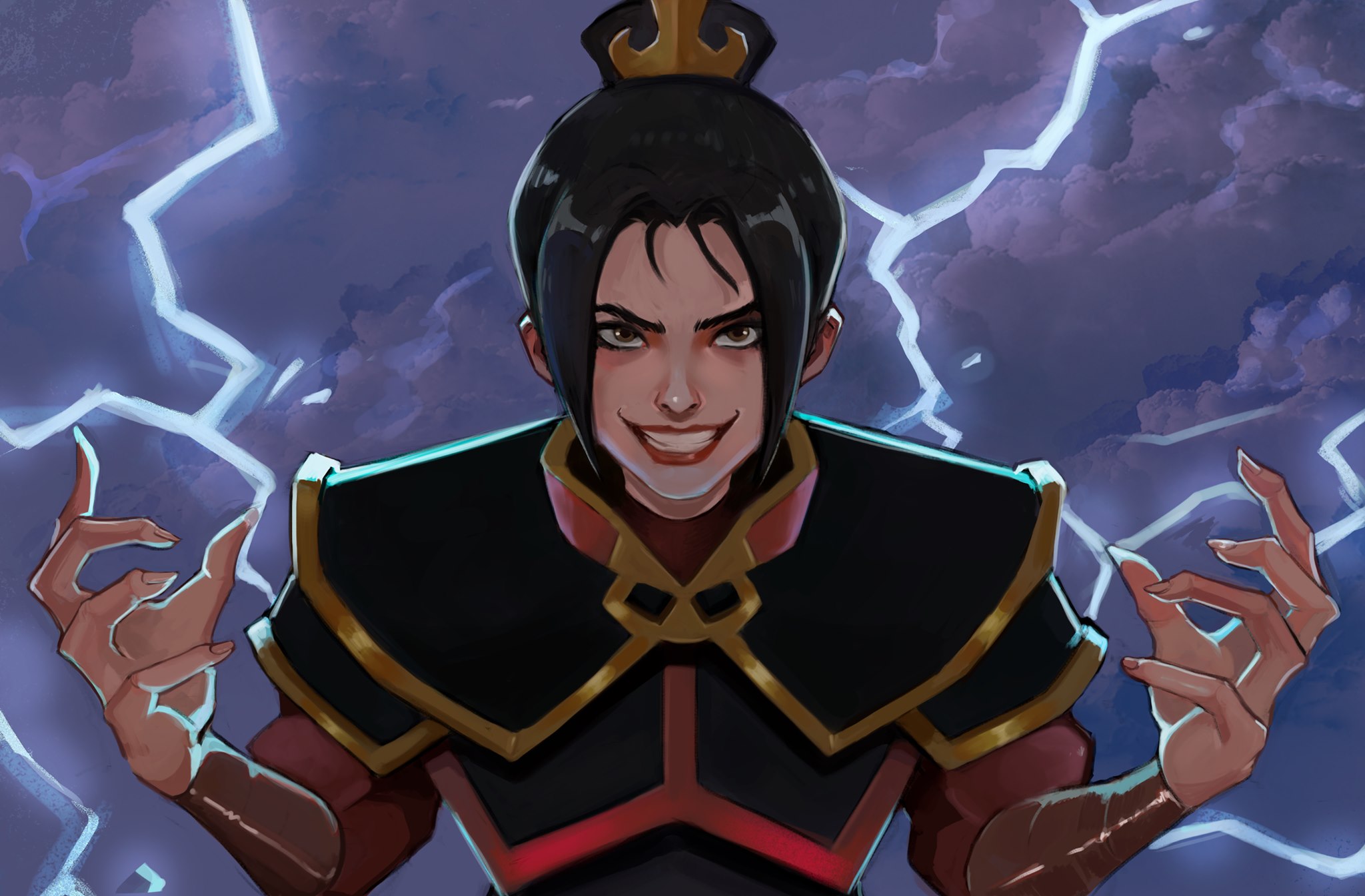 azula (avatar legends and 1 more) drawn