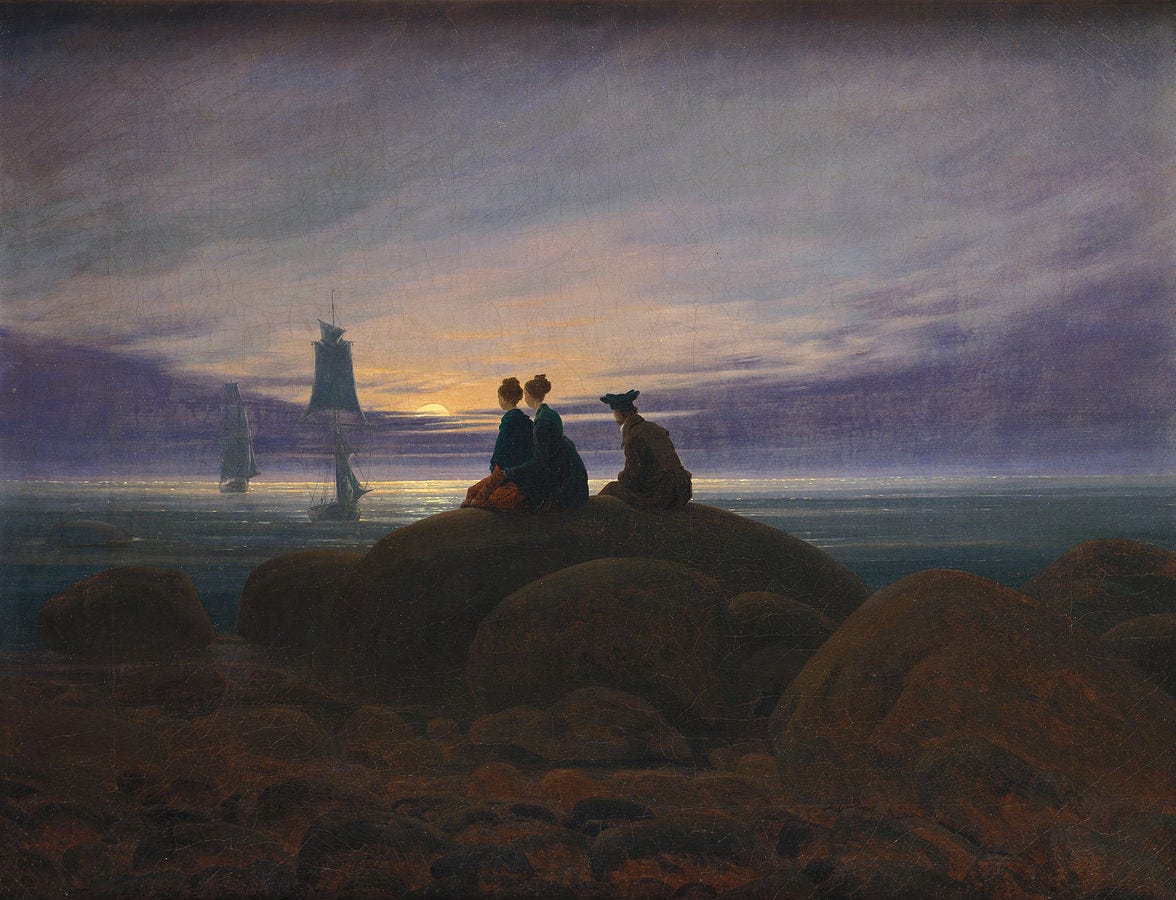 How to Read Paintings: Wanderer above the Sea of Fog by Caspar David Friedrich. by Christopher P Jones