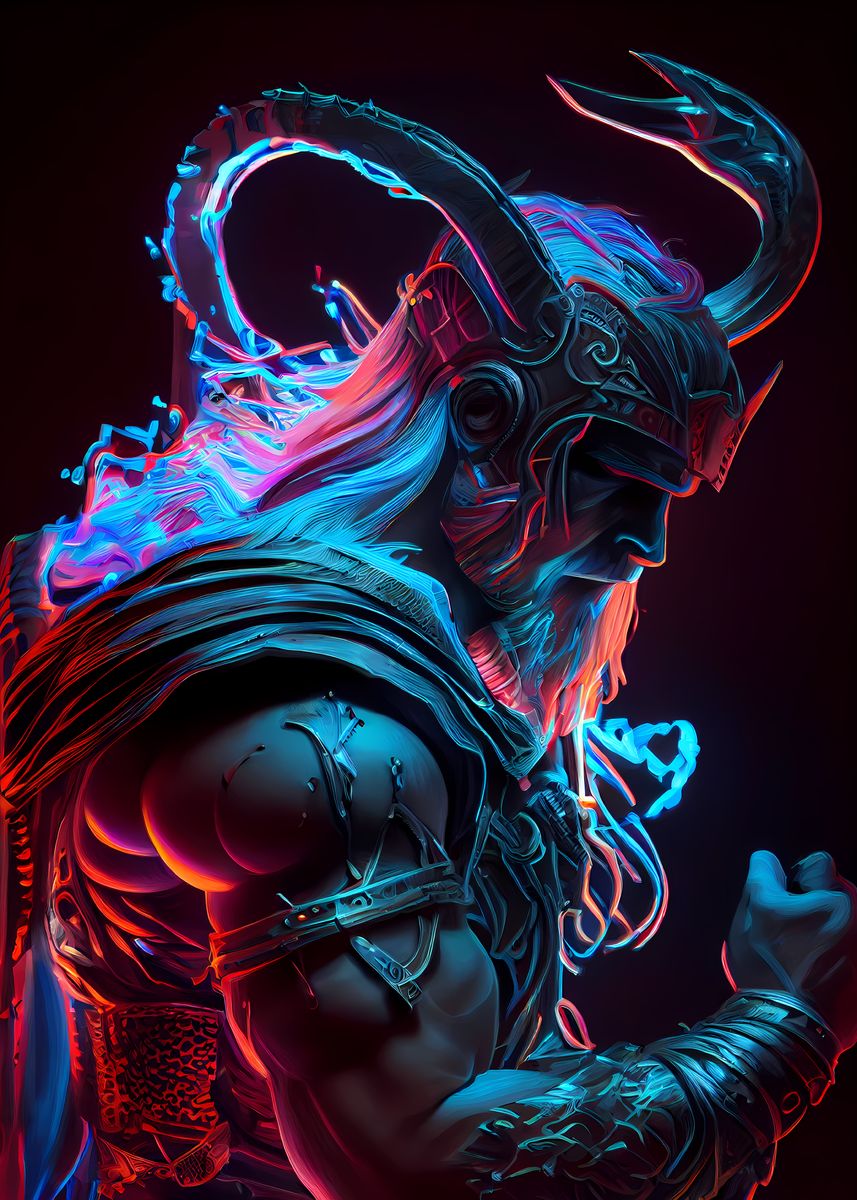 Norse God Of Thunder' Poster