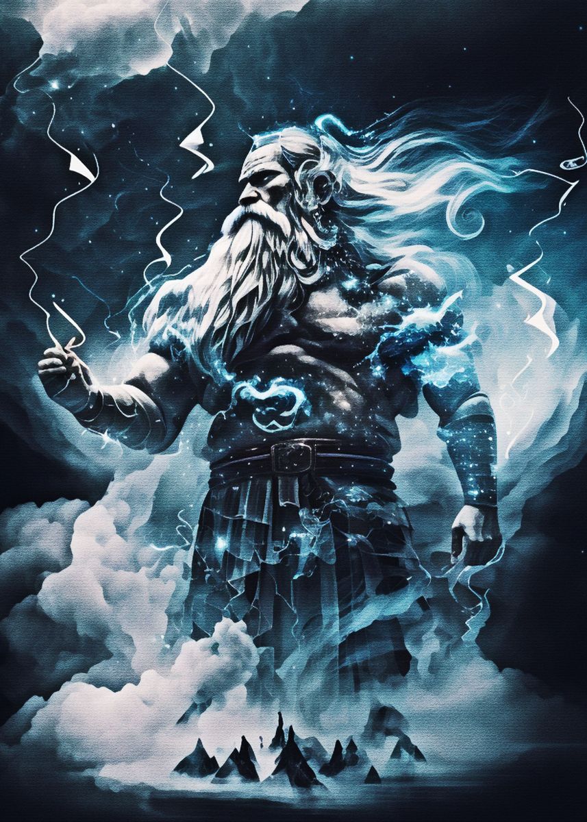 Viking god of storm' Poster
