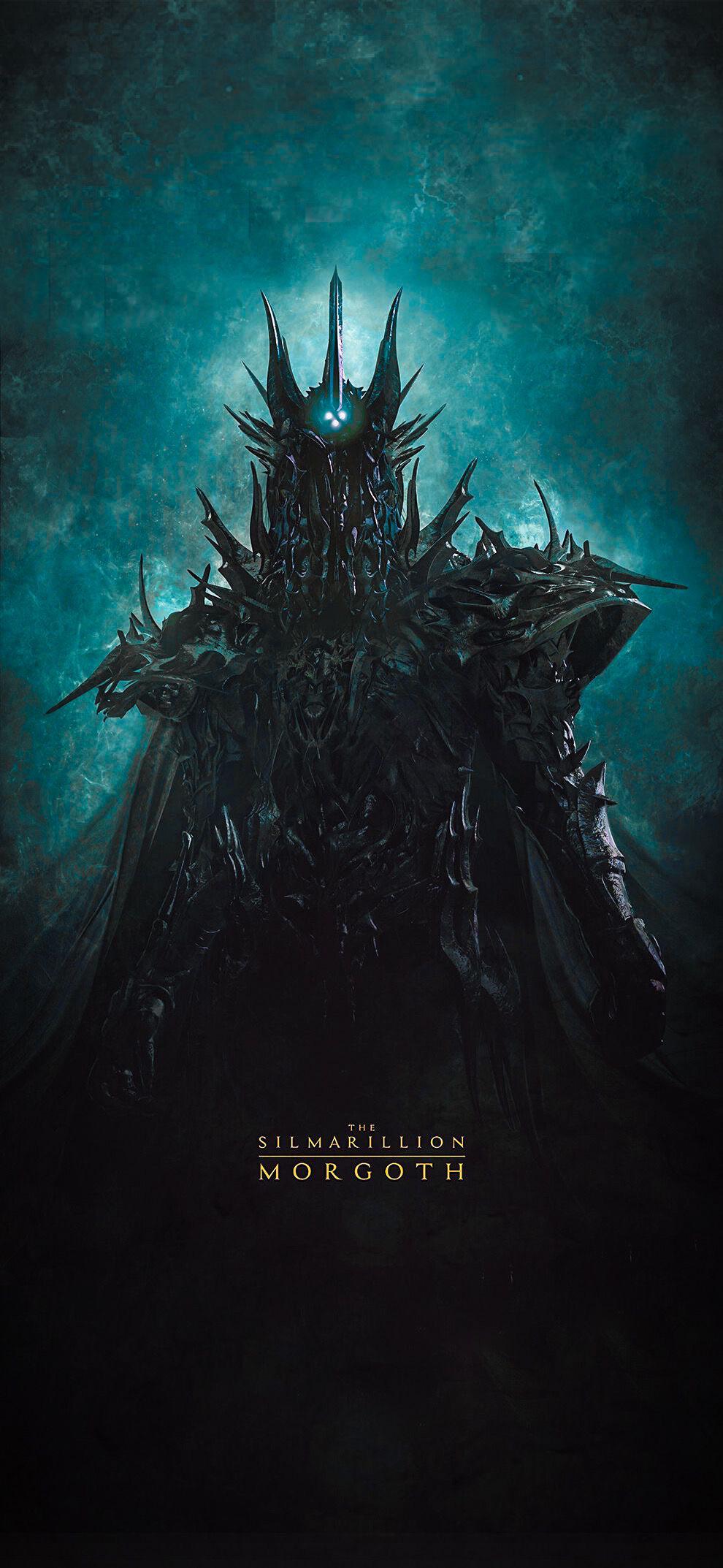 Made this Morgoth iPhone wallpaper