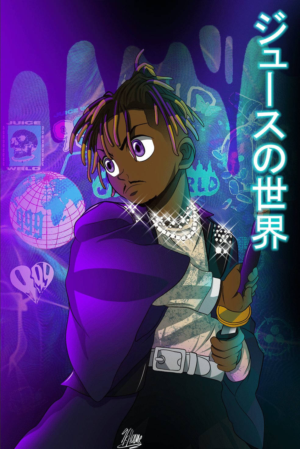 Download Juice Wrld Anime Demon Slayer